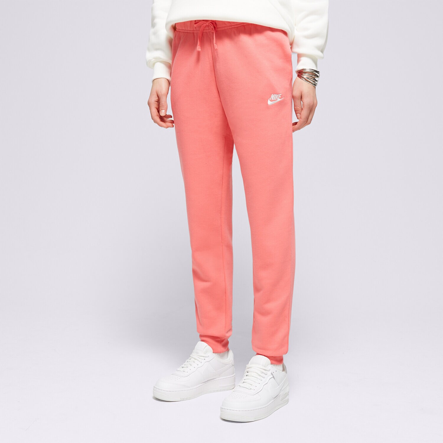 Ženske hlače NIKE HLAČE W NSW CLUB FLC MR STD DQ5191-894 ružičasta