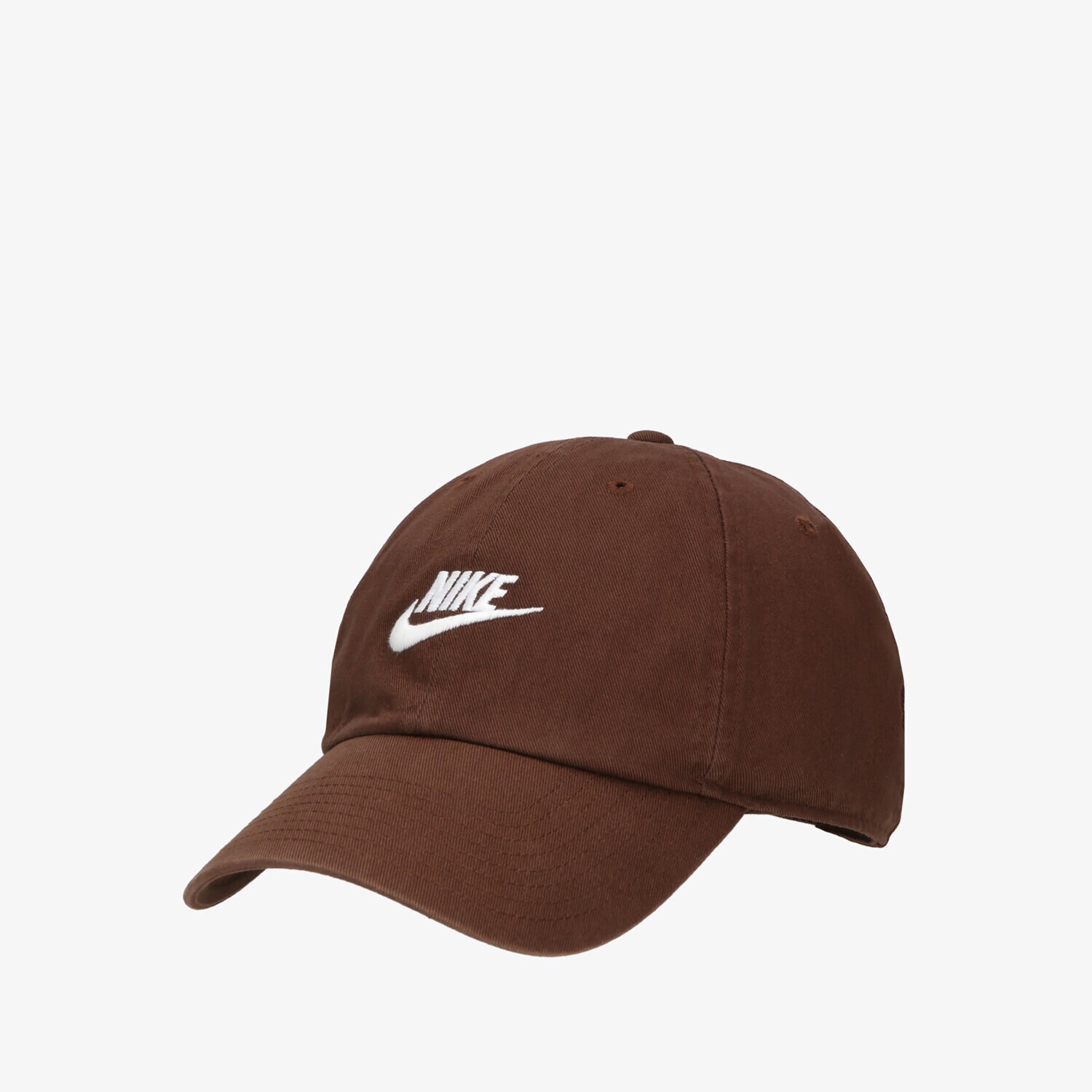 Dječje kape sa šiltom NIKE KAPA SPORTSWEAR HERITAGE86 FUTURA WASHED 913011-260 smeđa