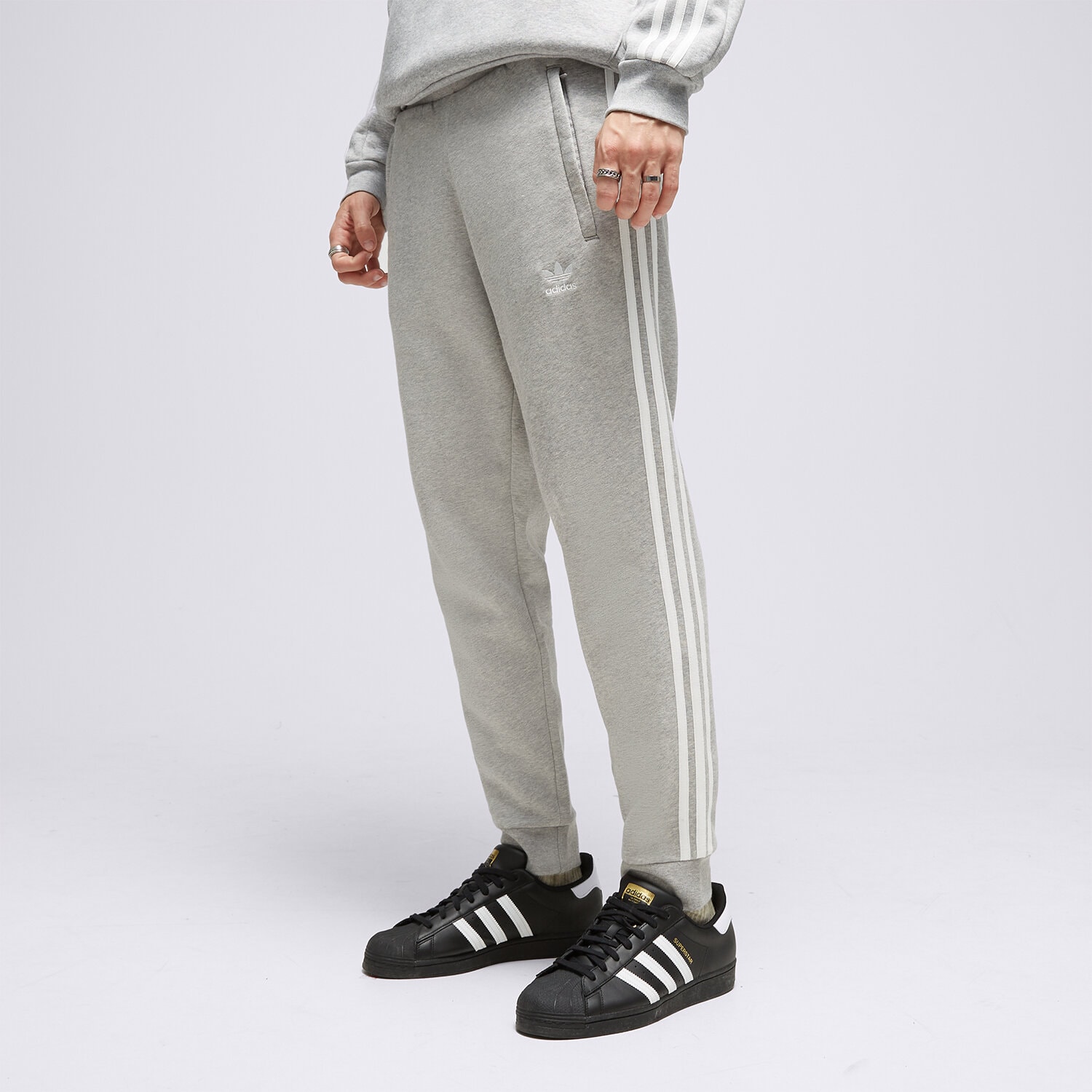 Muške hlače ADIDAS HLAČE 3-STRIPES PANT IA4795 siva