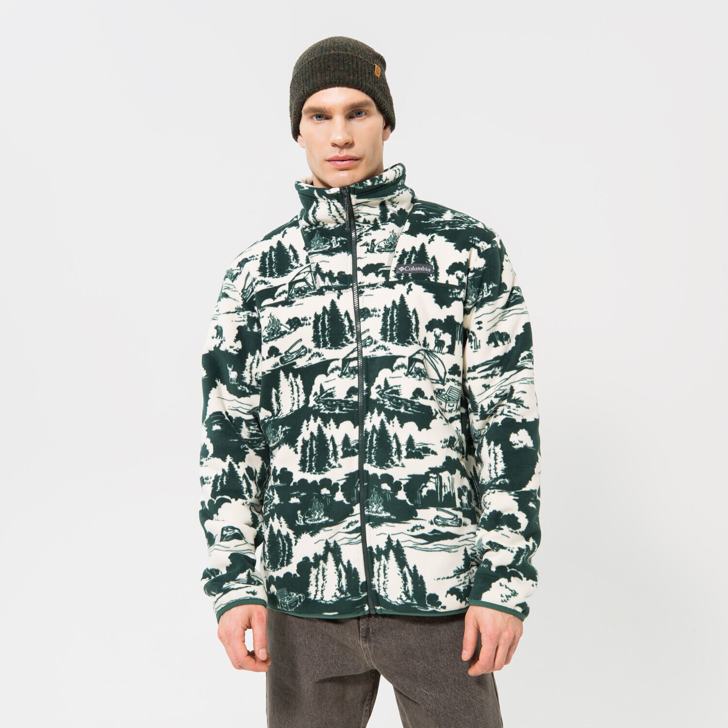 Muške dukserice COLUMBIA RUNO WINTER PASS™ FULL ZIP 1909123371 šarena