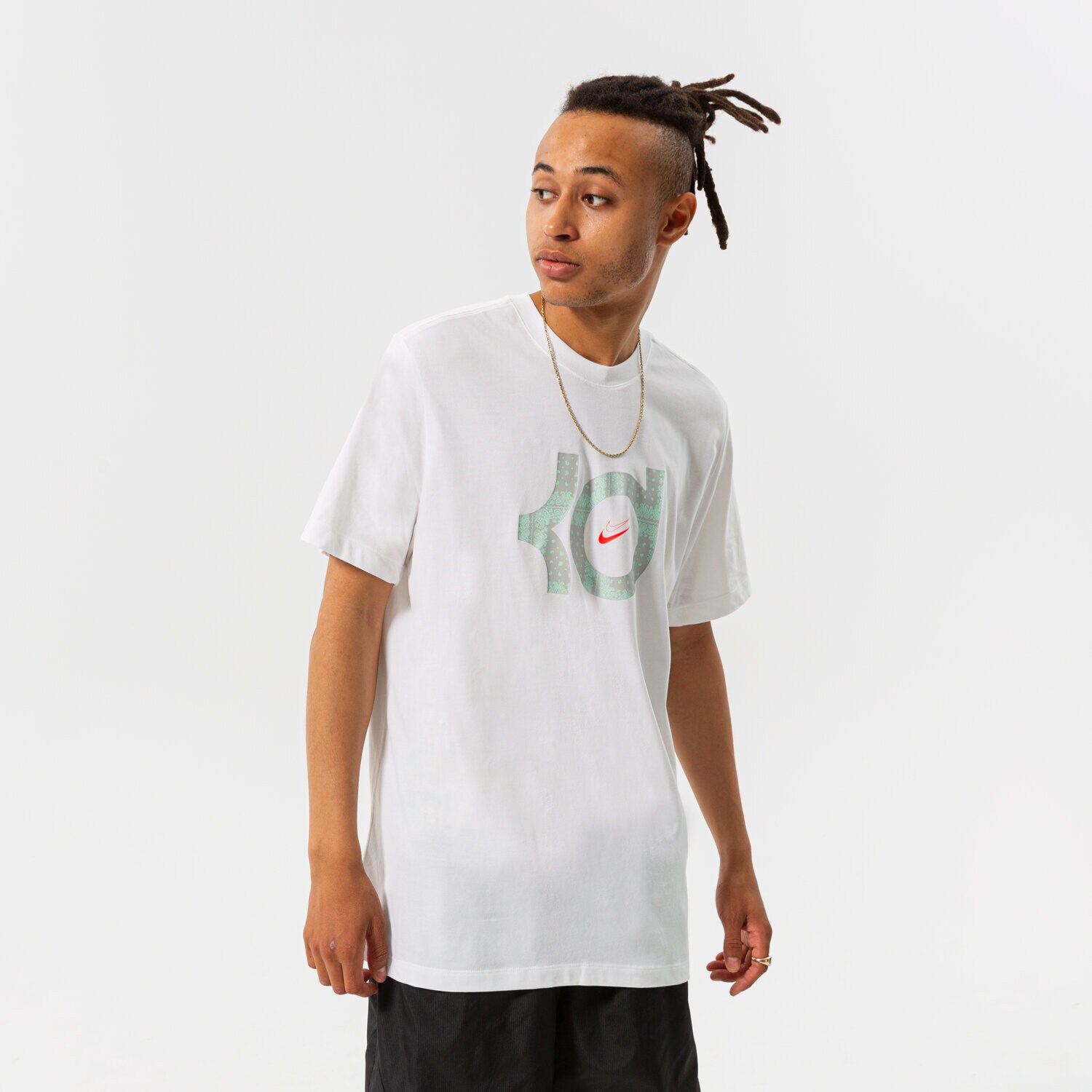Muške majice NIKE T-SHIRT KD M NK DF TEE LOGO NBA DQ1874-100 bijela
