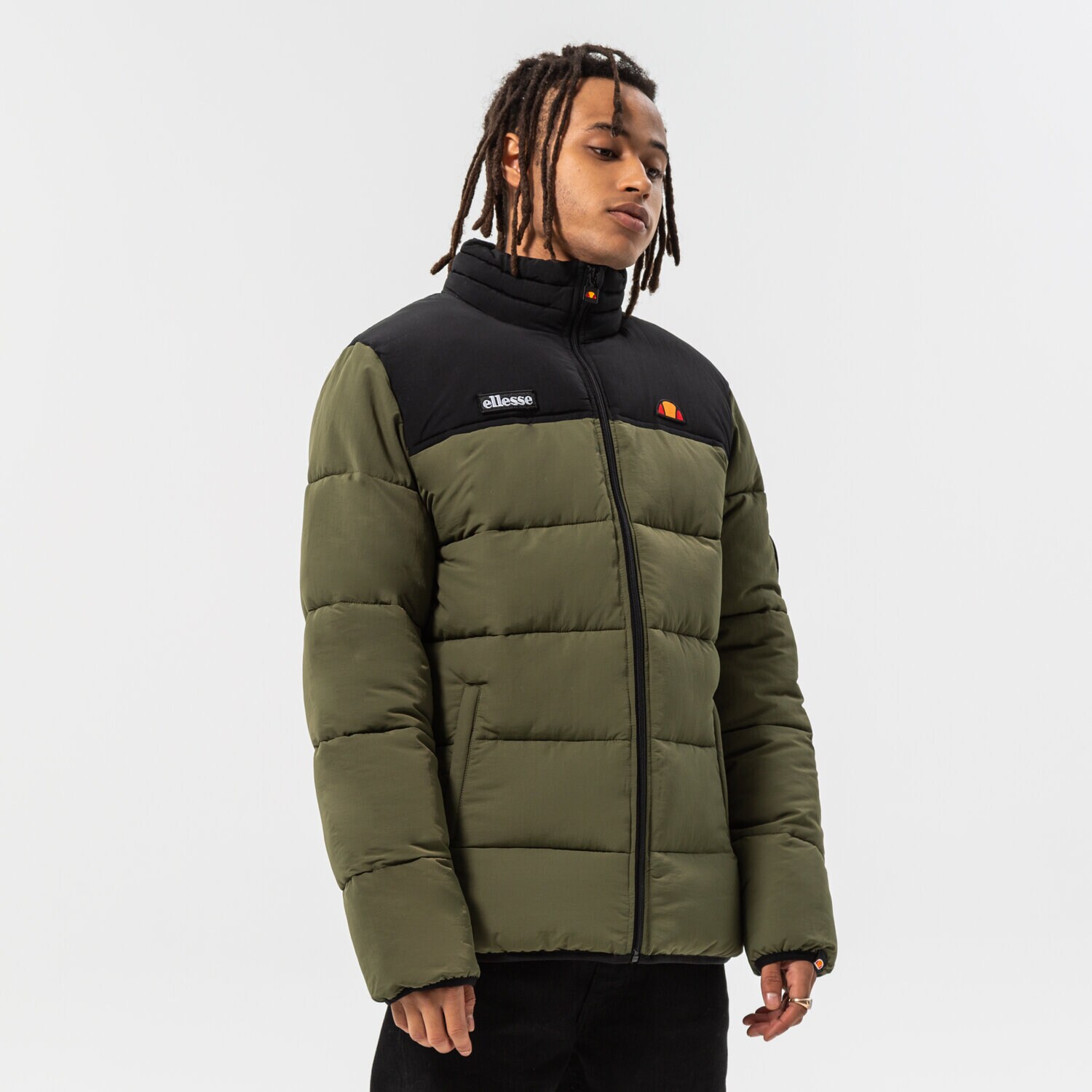 Muške zimske jakne ELLESSE DONJA JAKNA NEBULA JACKET BLK/KHA SHK12789043 crna