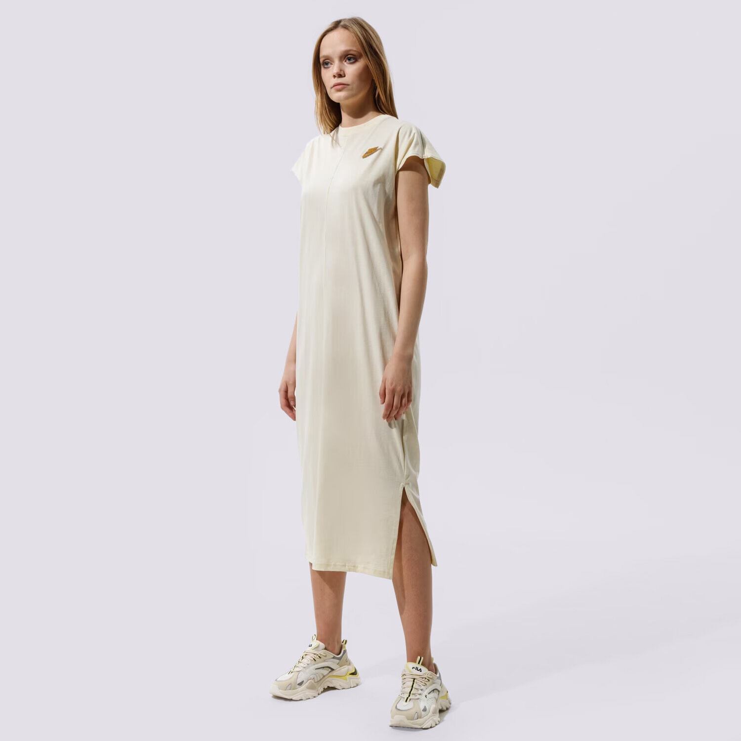 Ženske haljine i suknje NIKE HALJINA W NSW TRENIRKAS EARTH DAY FT CZ9247-113 bež