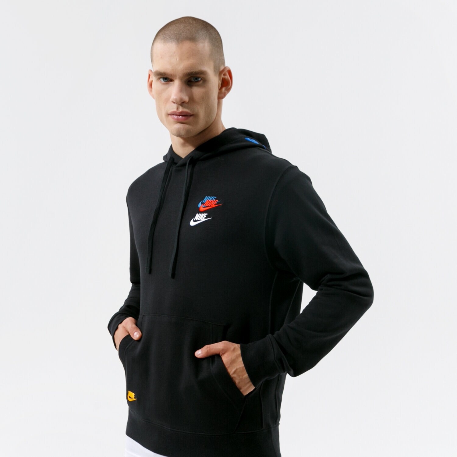 Muške dukserice NIKE VESTA S KAPULJAČOM M NSW SPE+ FT PO HOODIE M FTA DD4666-010 crna