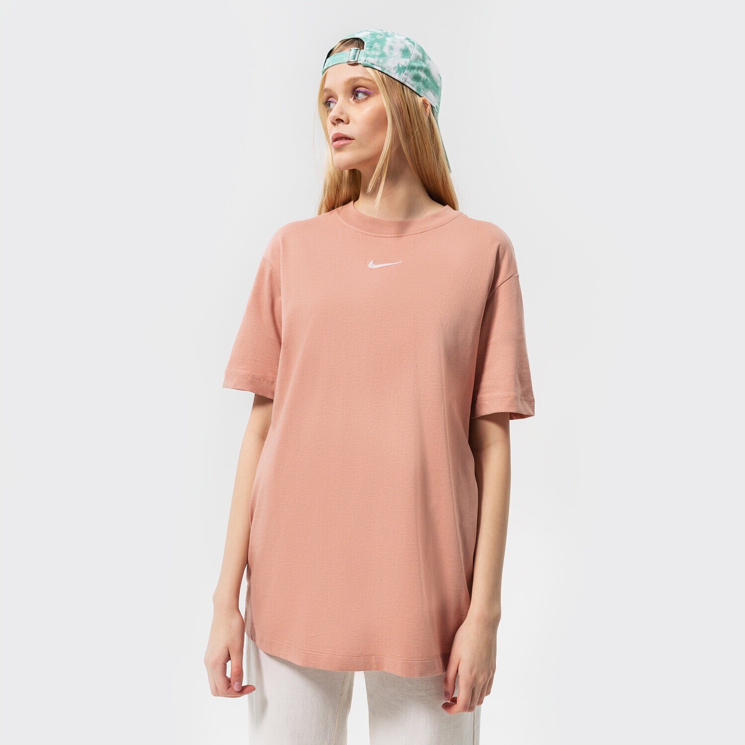 Ženske majice NIKE T-SHIRT SPORTSWEAR ESSENTIAL OVERSIZED DQ5379-609 ružičasta
