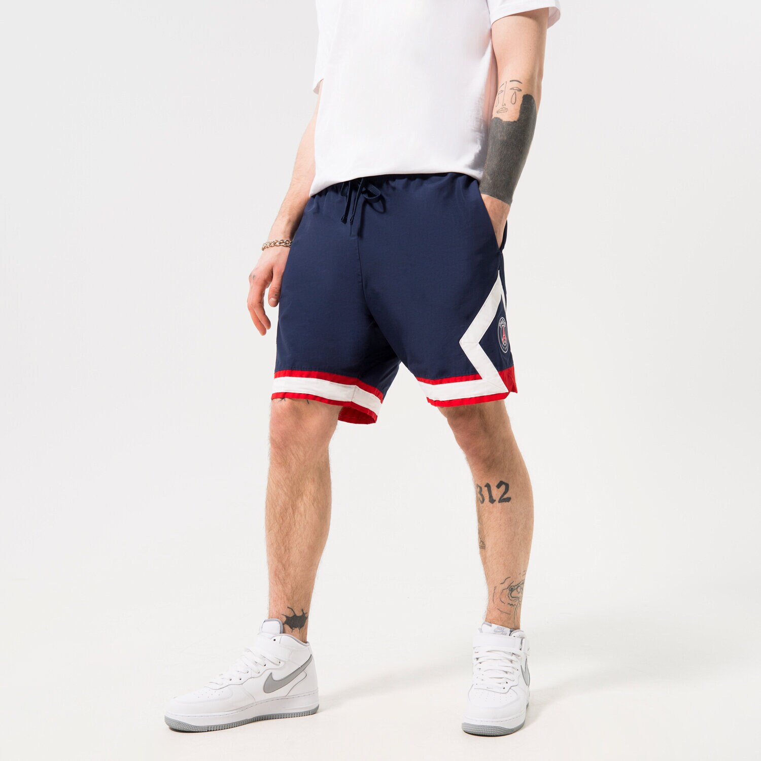Muške kratke hlače JORDAN KRATKE HLAČE PARIS SAINT-GERMAIN JUMPMAN DB6516-410 tamno plava