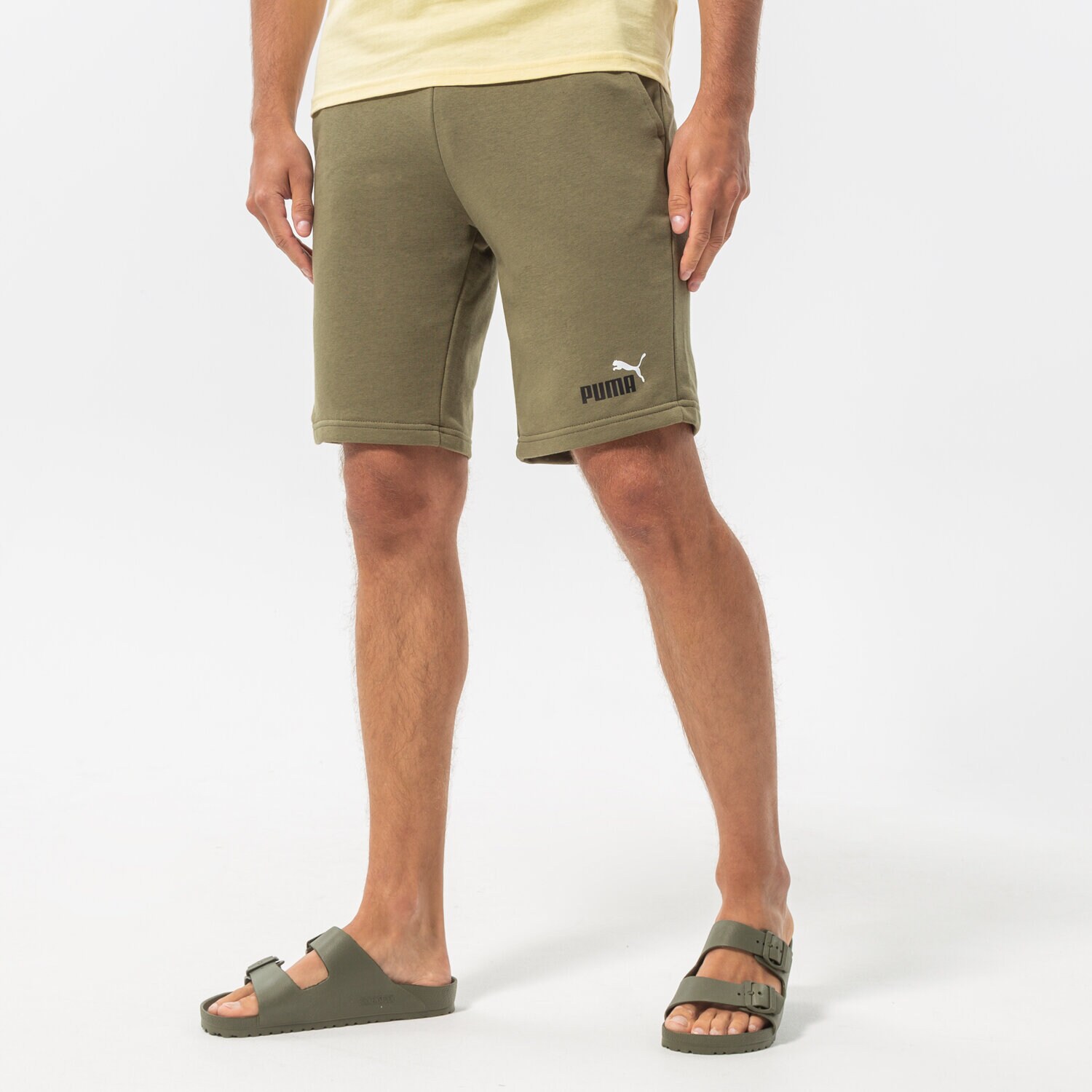 Muške kratke hlače PUMA KRATKE HLAČE ESS+ 2 COL SHORTS 10" 586766 32 kaki