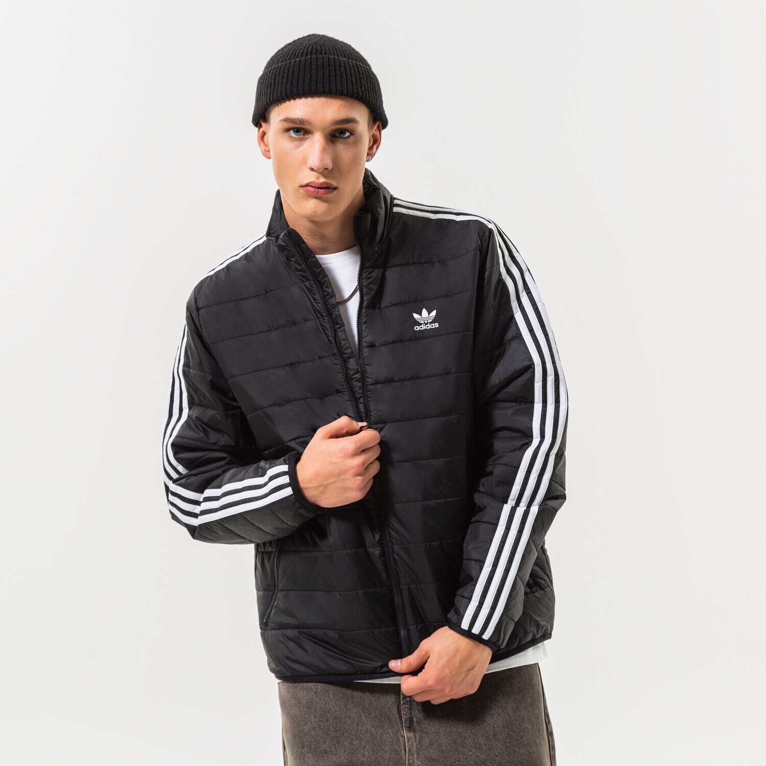 Muške zimske jakne ADIDAS JAKNA ZIMSKA PADPUFF STAND HL9212 crna