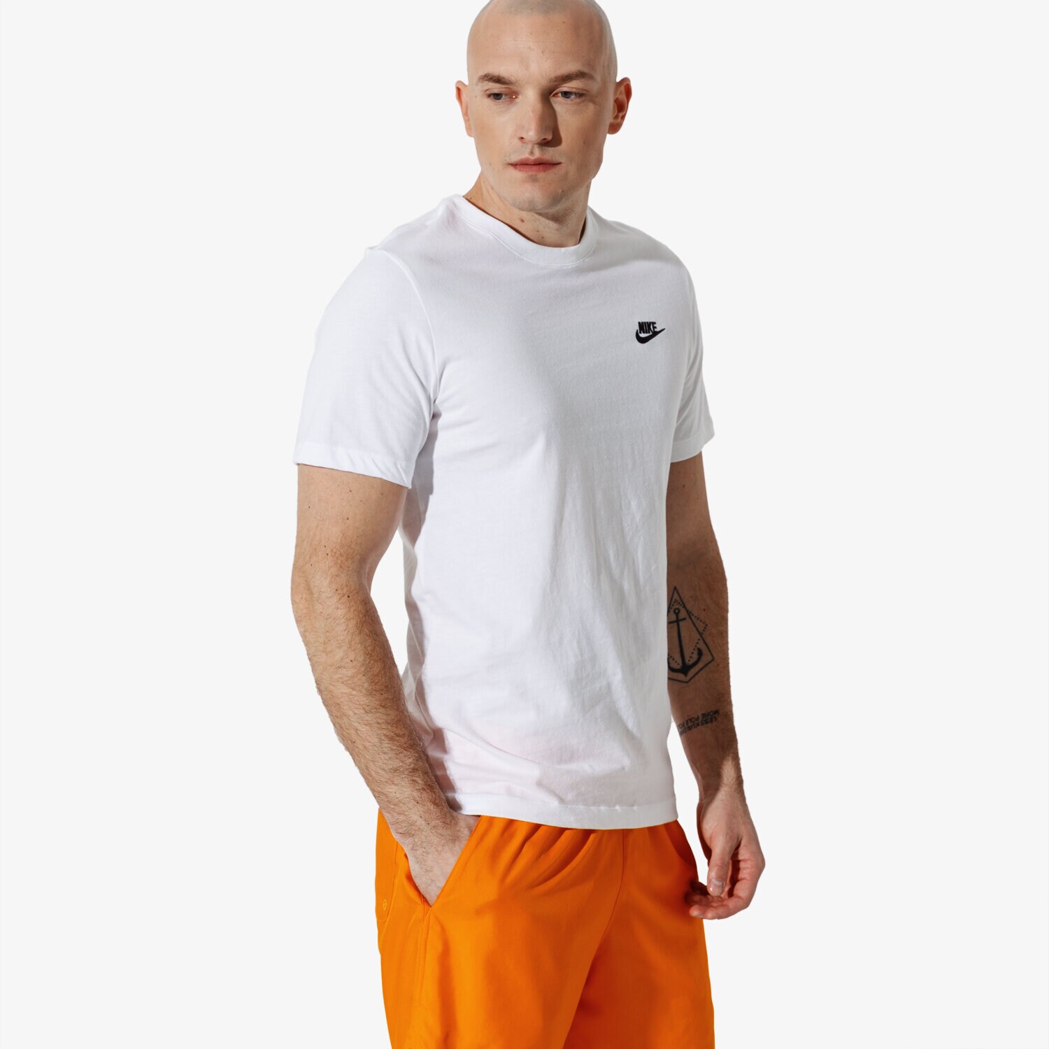 Muške majice NIKE T-SHIRT SPORTSWEAR CLUB AR4997-101 bijela