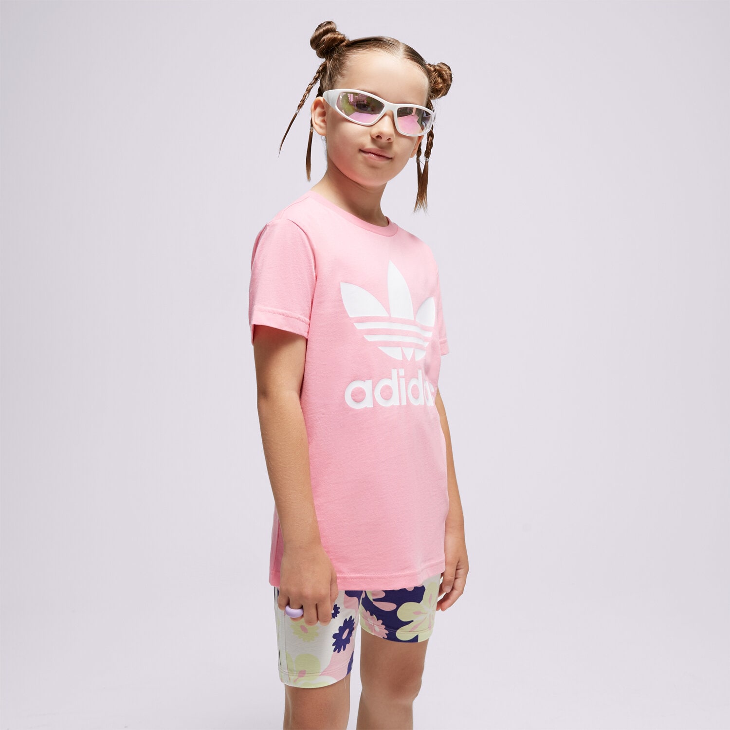 Dječje majice ADIDAS T-SHIRT TREFOIL TEE GIRL IB9932 ružičasta