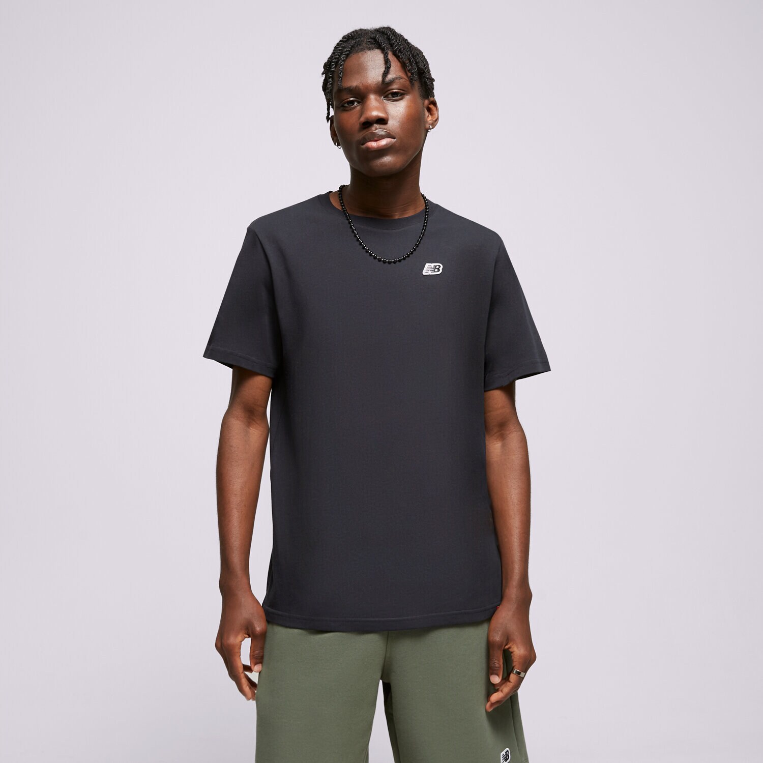 Muške majice NEW BALANCE T-SHIRT SMALL PACK TEE MT23600BK crna