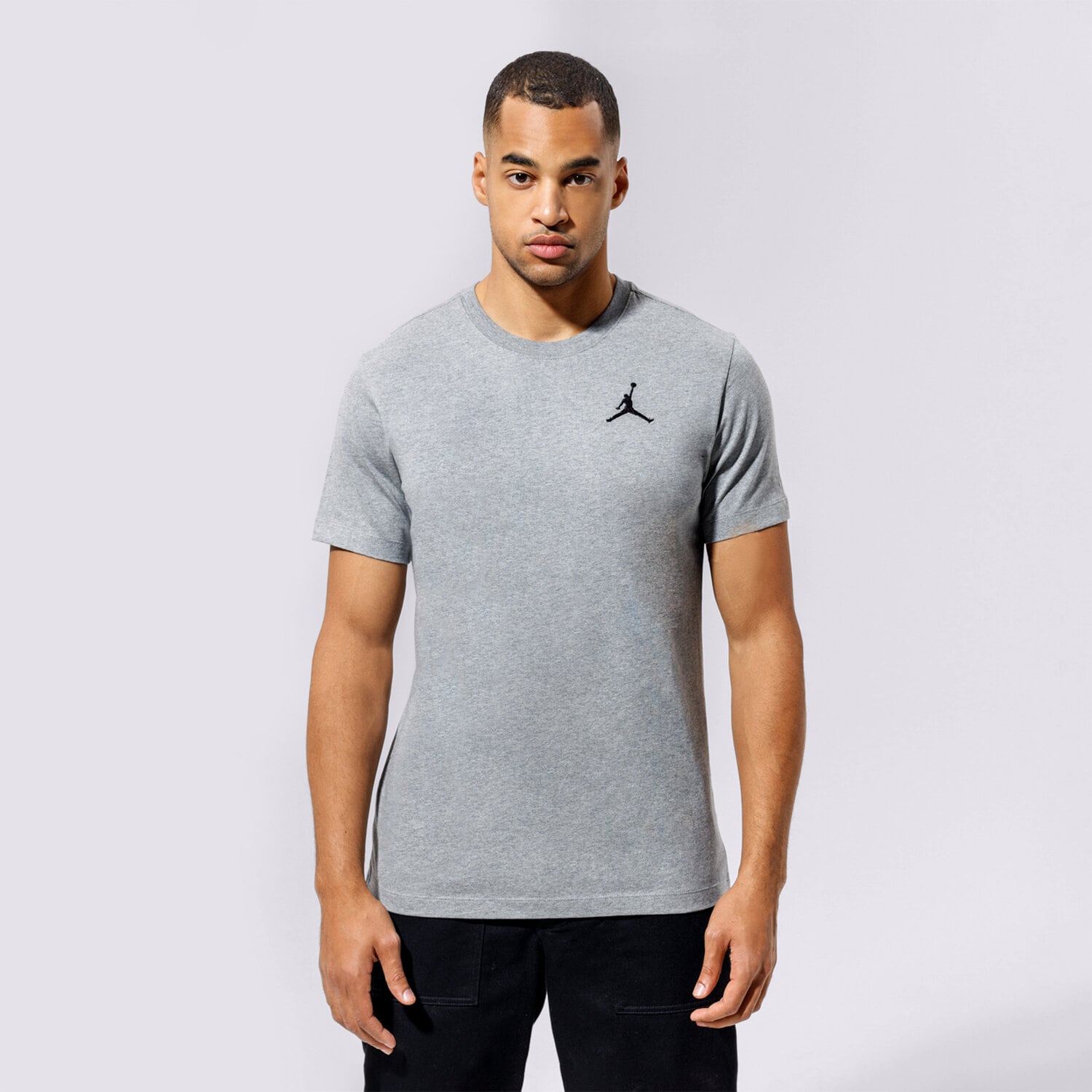 Muške majice JORDAN T-SHIRT M J JUMPMAN EMB SS CREW DC7485-091 siva