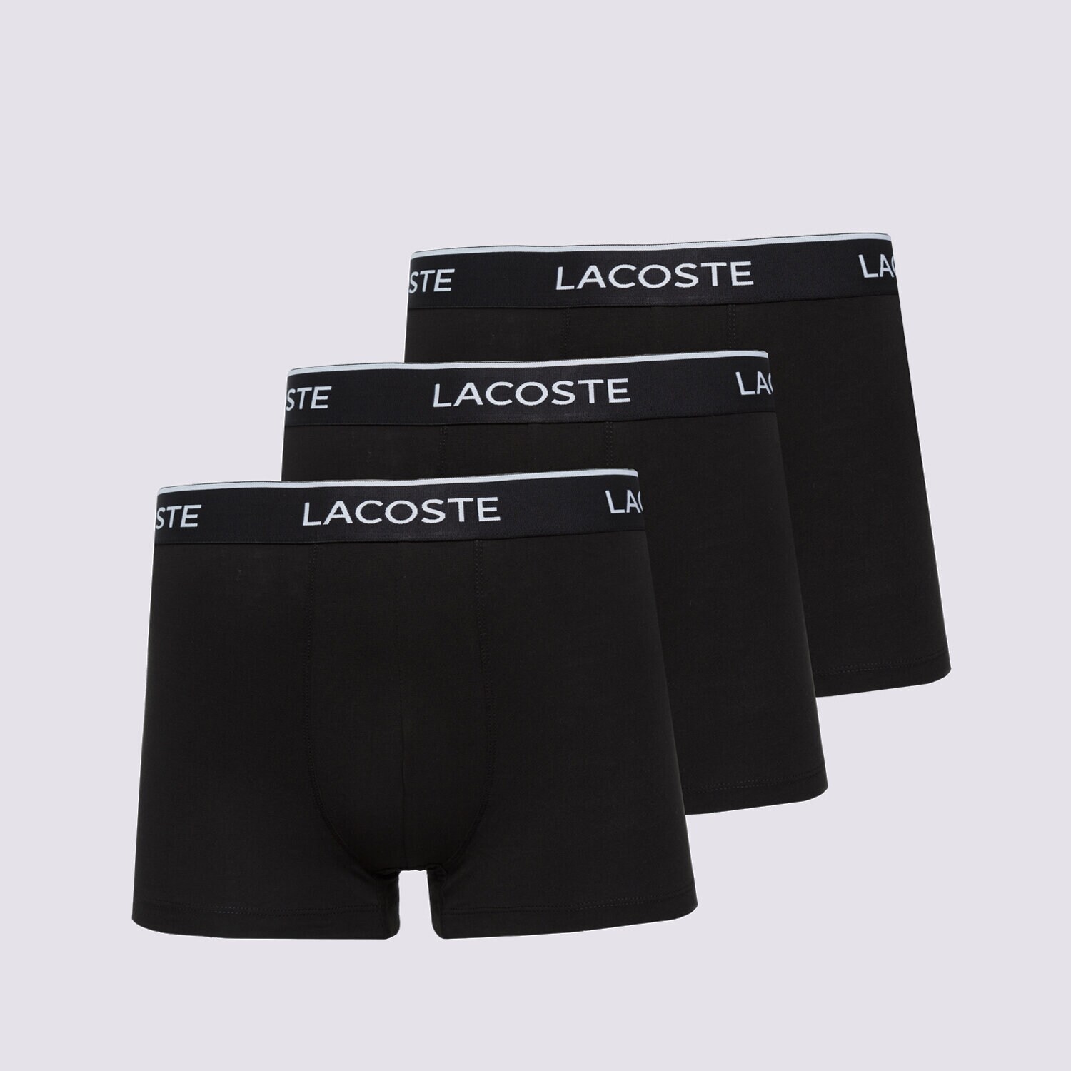 Muške donje rublje LACOSTE 3 PACK BOXER SHORTS 5H3389031 crna