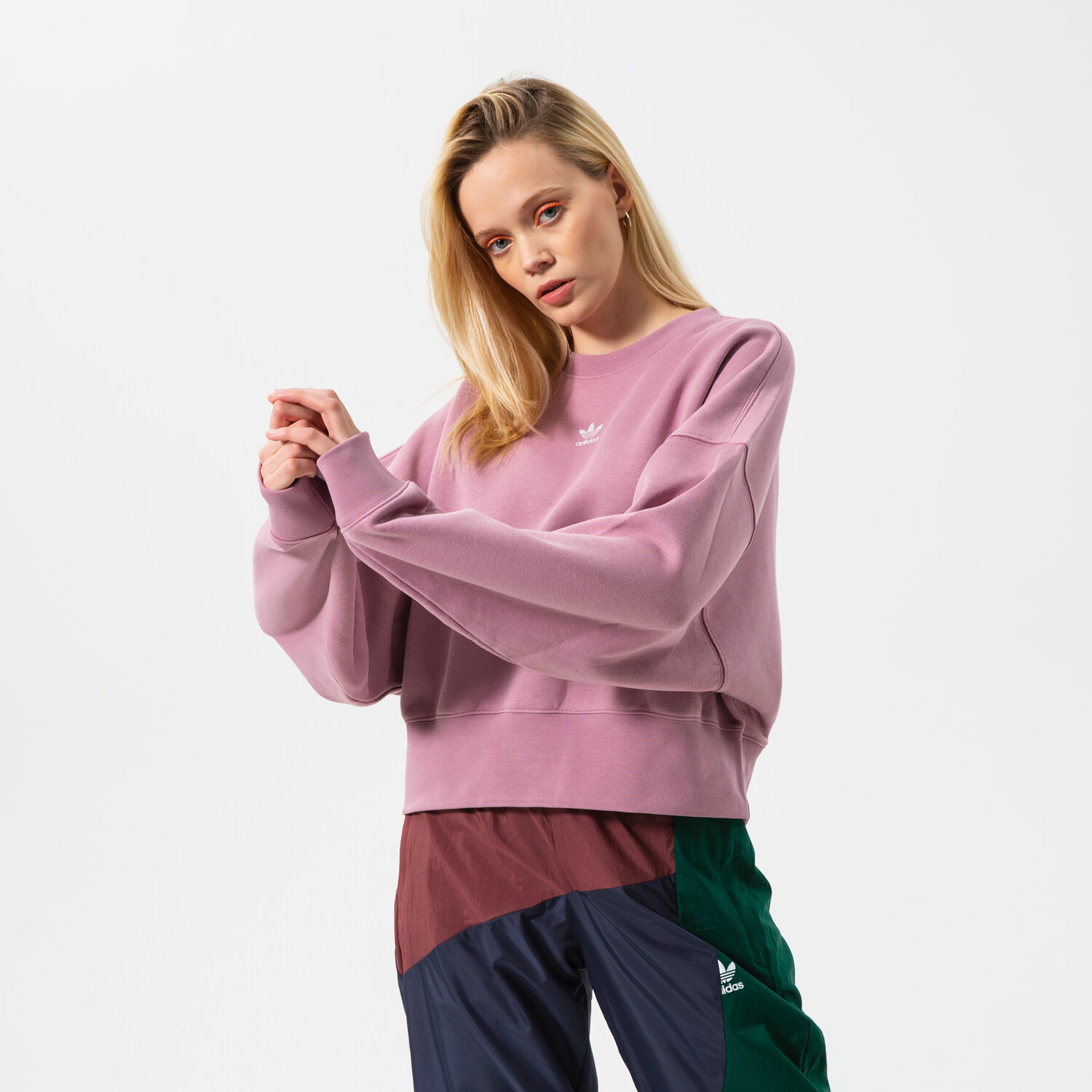 Ženske dukserice ADIDAS VESTA SWEATSHIRT HF7480 ružičasta