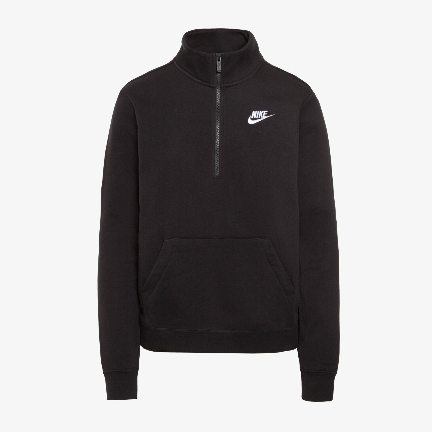Ženske dukserice NIKE VESTA W NSW CLUB FLC QZ STD DQ5838-010 crna