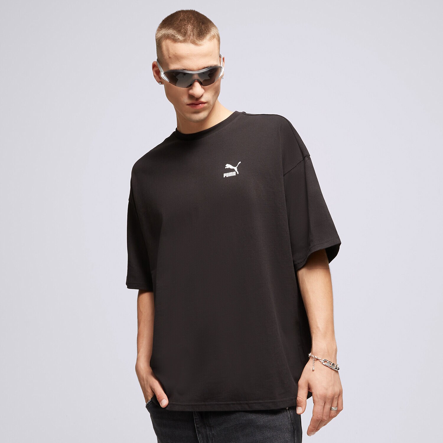 Muške majice PUMA T-SHIRT BETTER CLASSICS OVERSIZED 62131501 crna