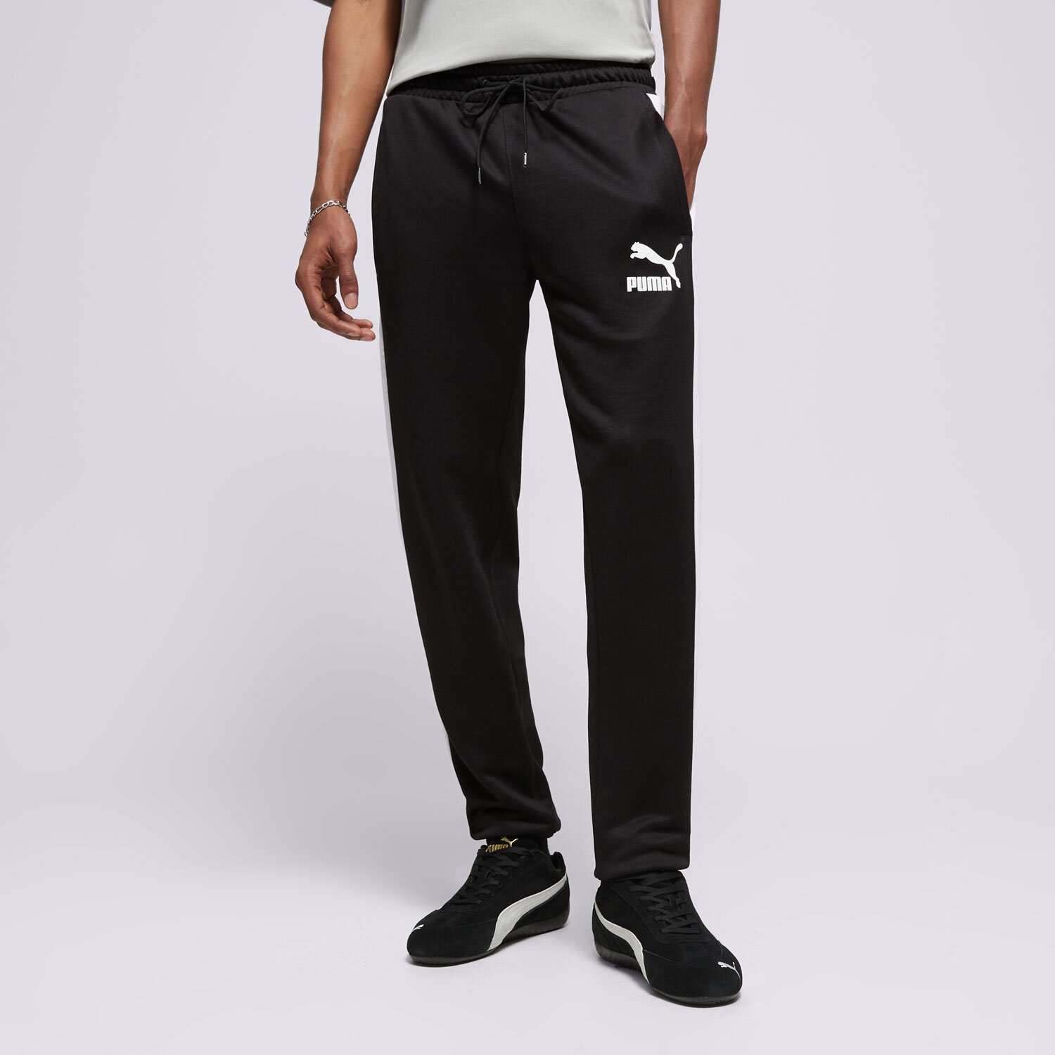Muške hlače PUMA HLAČE ICONIC T7 TRACK 53009801 crna
