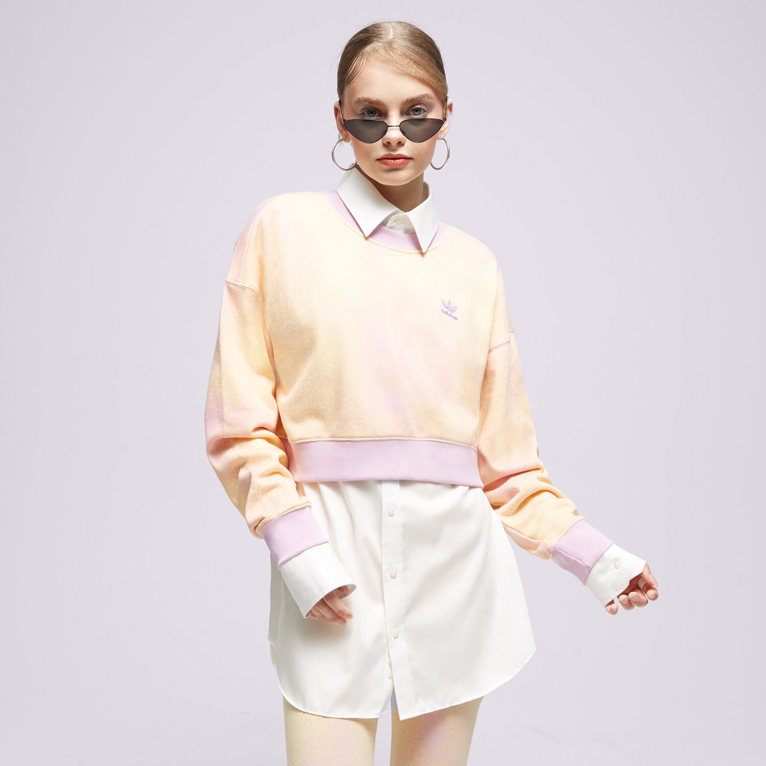 Ženske dukserice ADIDAS VESTA AOP SWEATER HL6599 šarena