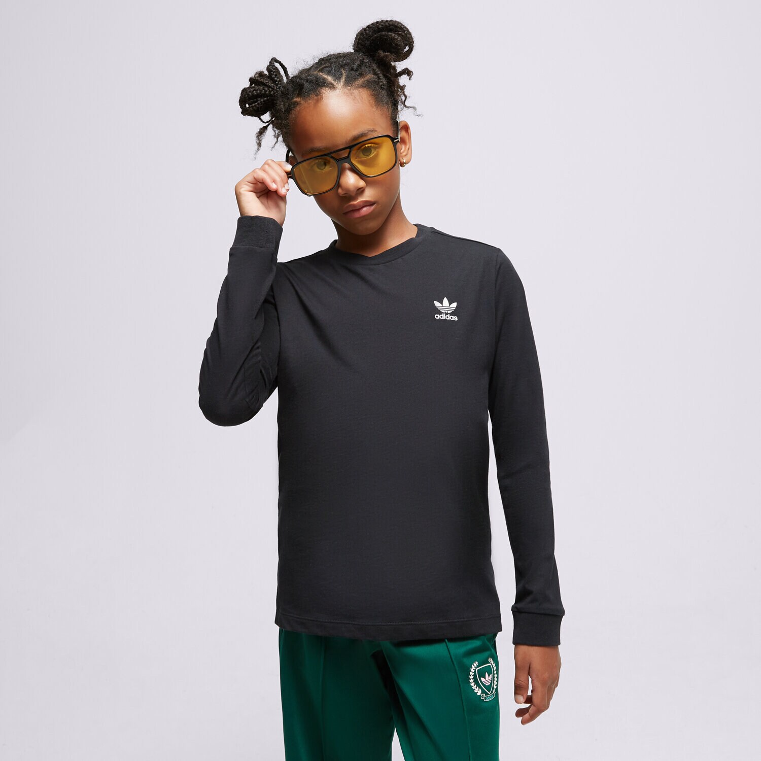 Dječje majice ADIDAS T SHIRT LS U IL2484 crna