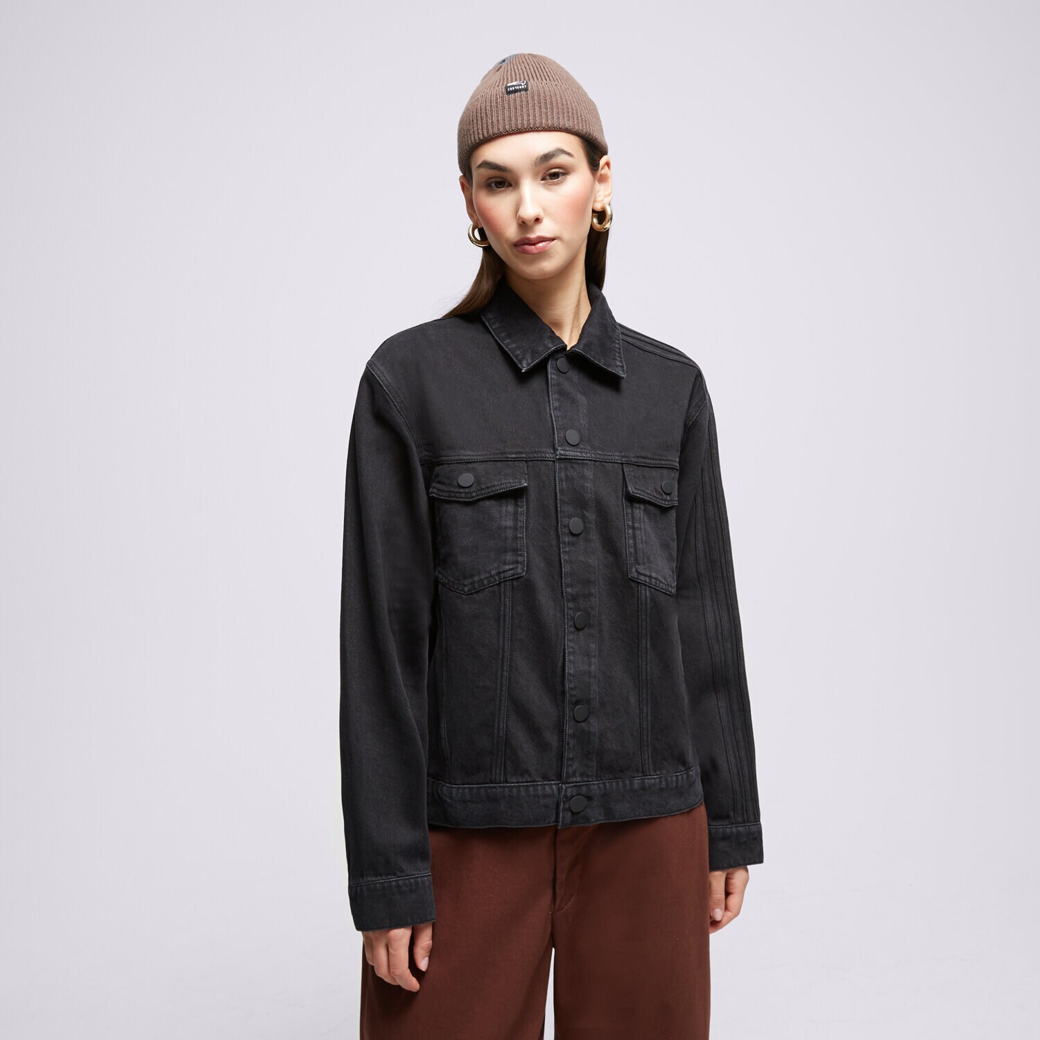 Ženske prijelazne jakne ADIDAS JAKNA DENIM JACKET IJ8337 crna