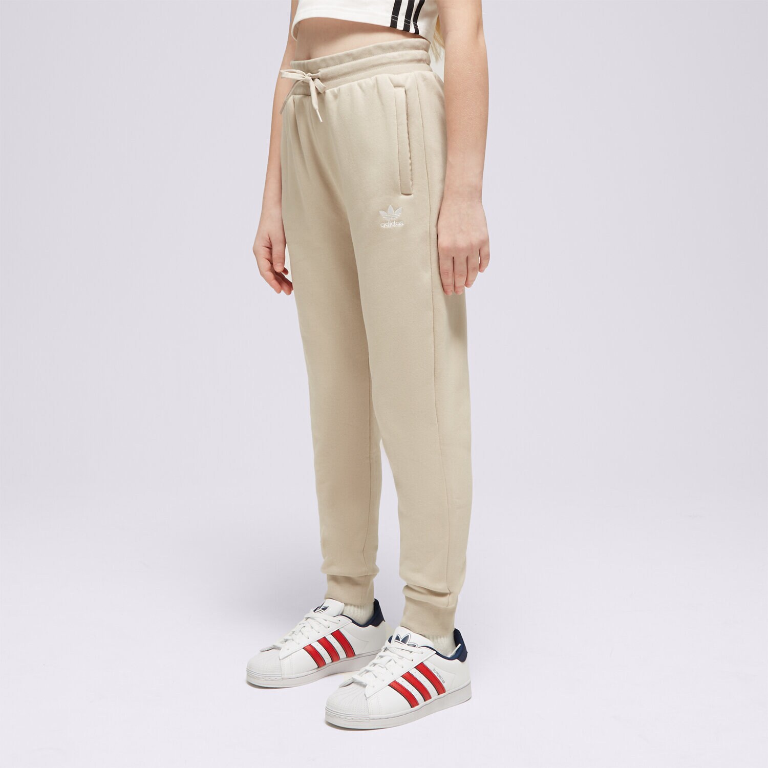 Dječje hlače ADIDAS HLAČE GIRL IJ9799 bež