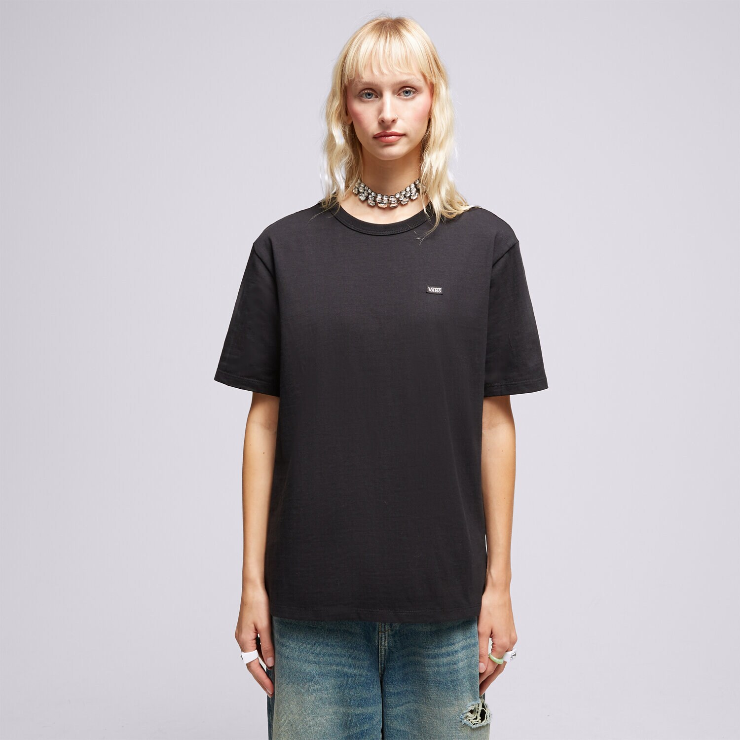 Ženske majice VANS T-SHIRT WM SS OTW VN0A5I8XBLK1 crna