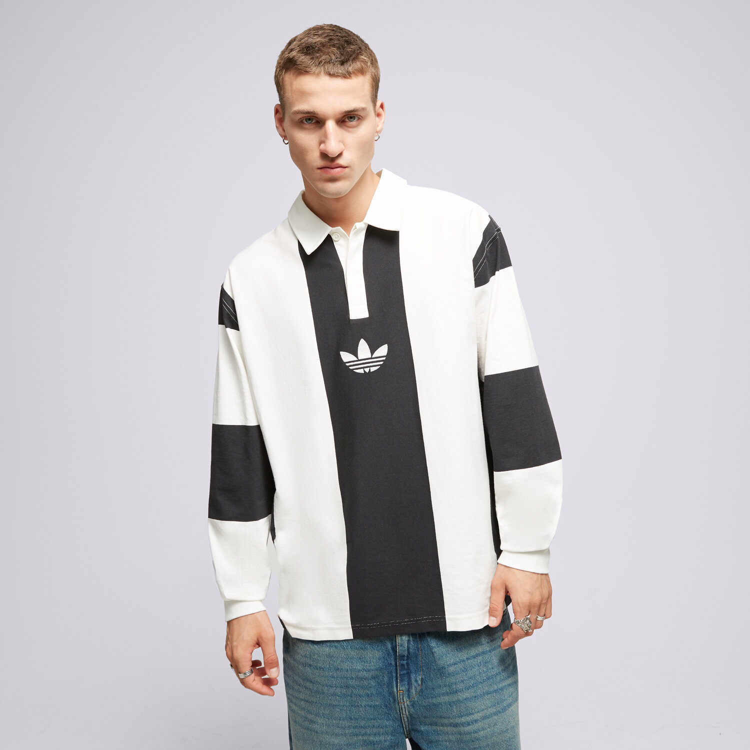 Muške majice ADIDAS POLO HACK RUGB TEE HZ0708 crna