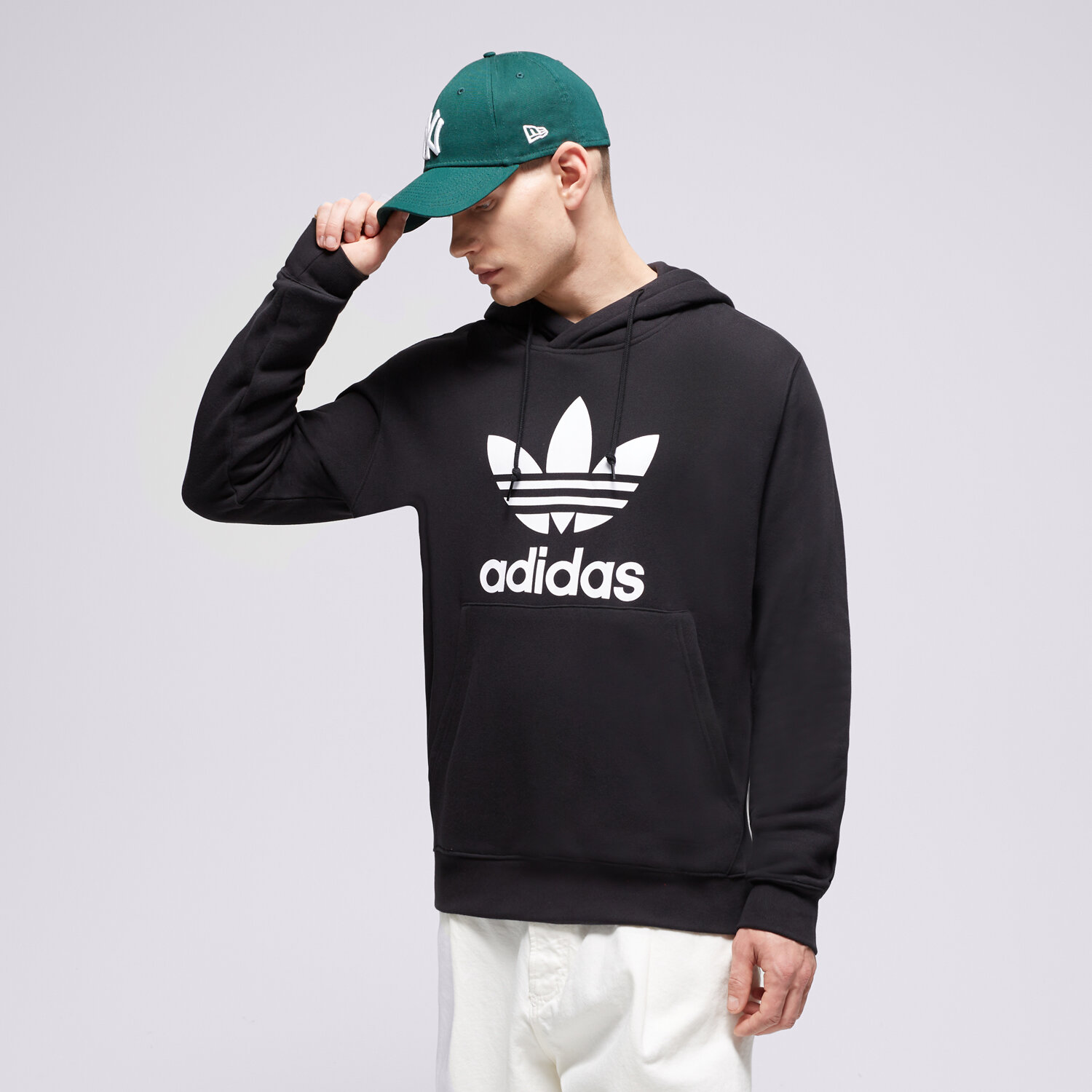Muške dukserice ADIDAS VESTA S KAPULJAČOM TREFOIL HOODY IM4489 crna