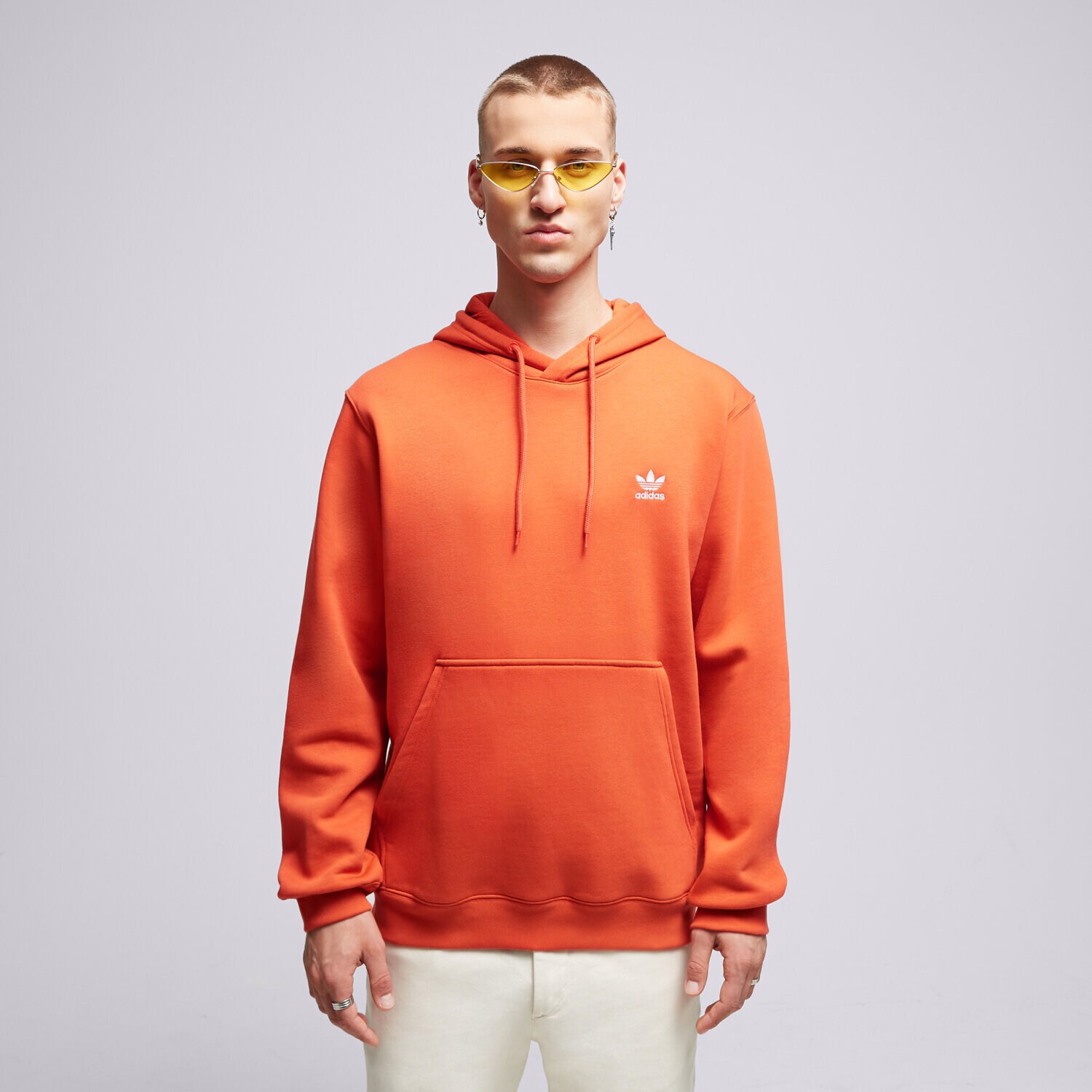 Muške dukserice ADIDAS VESTA S KAPULJAČOM ESSENTIAL IM4529 crvena