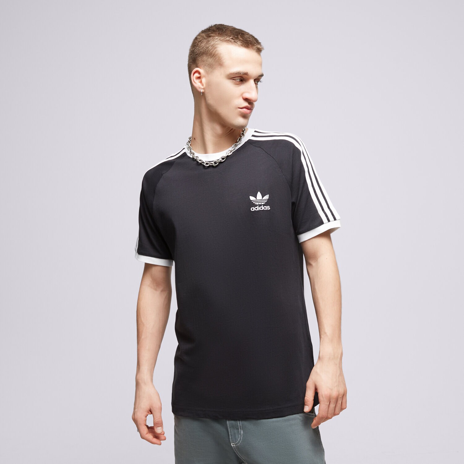 Muške majice ADIDAS T-SHIRT 3-STRIPES TEE IA4845 crna