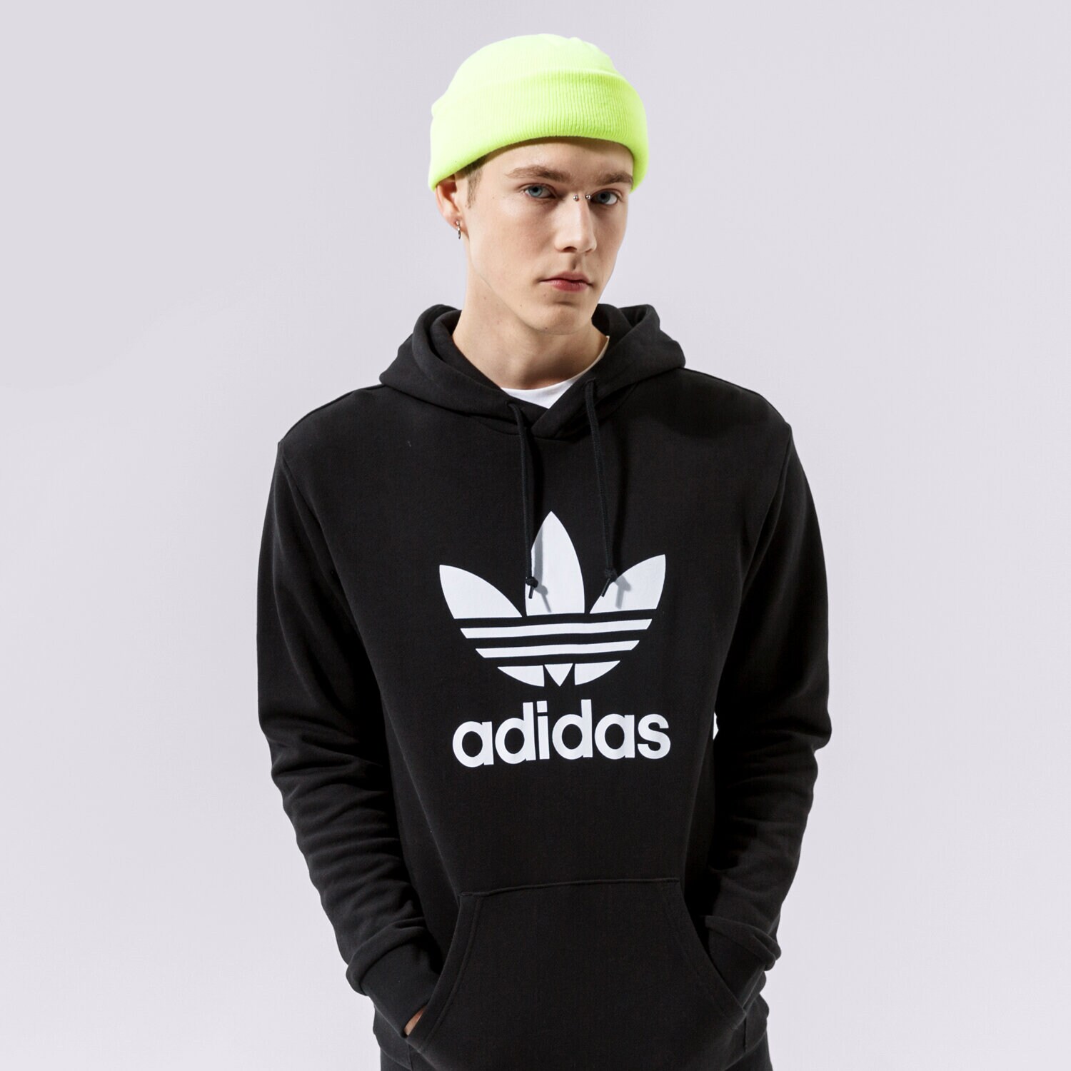 Muške dukserice ADIDAS VESTA S KAPULJAČOM TREFOIL HOODY H06667 crna
