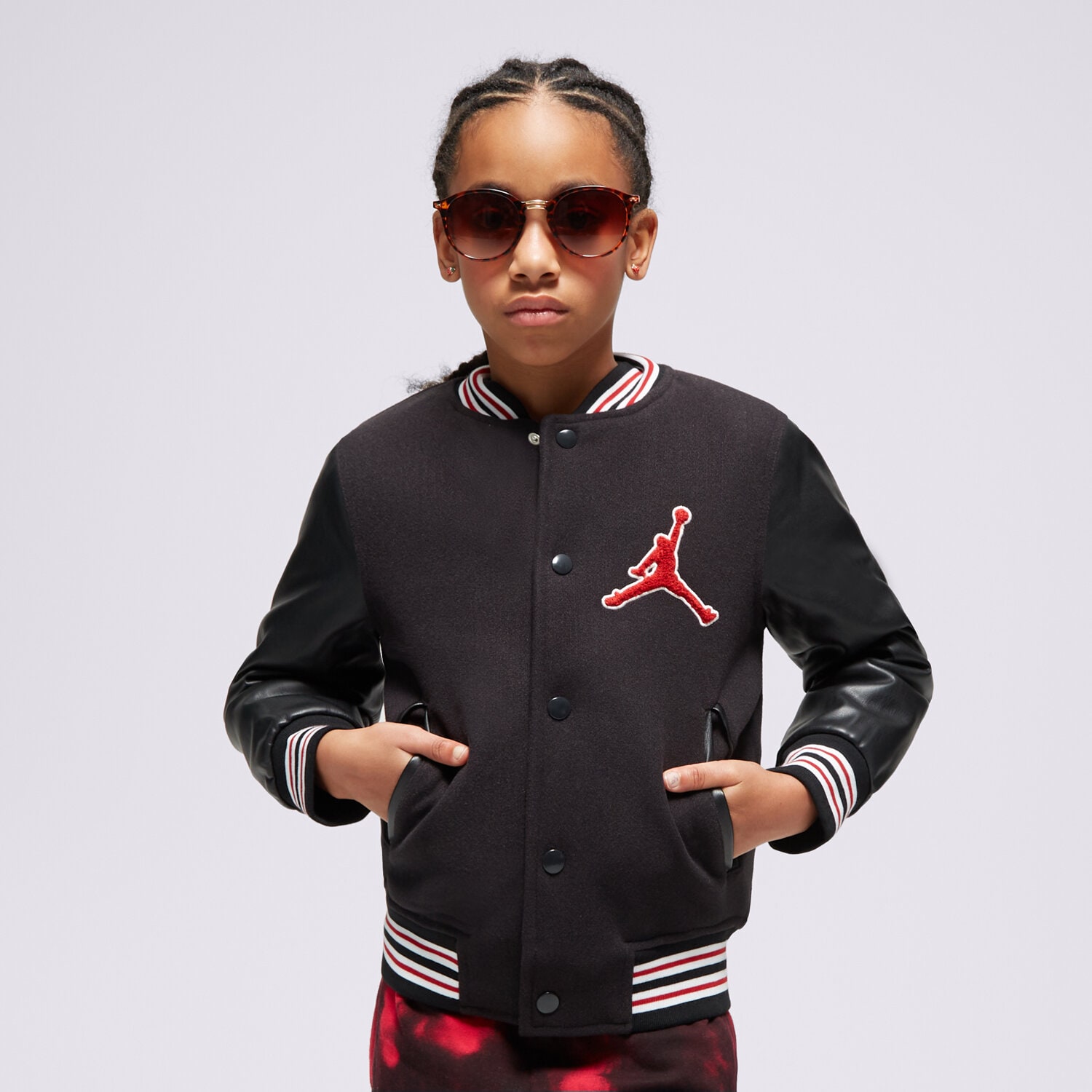 Dječje zimske jakne JORDAN JAKNA JDG VARSITY BOY 45C486-023 crna