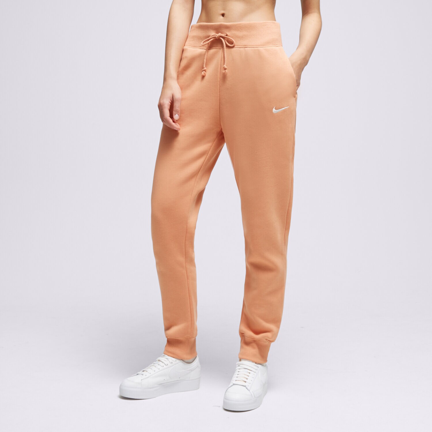Ženske hlače NIKE HLAČE W NSW PHNX FLC HR DQ5688-225 smeđa
