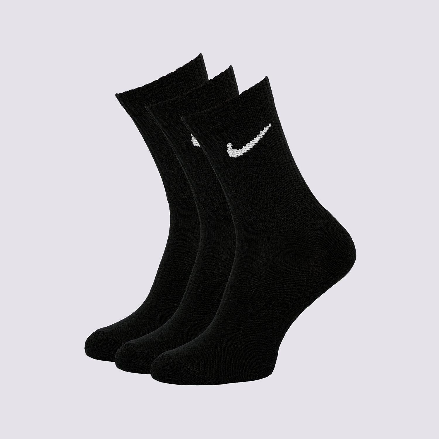 Ženske Čarape NIKE 3-PACK CUSHIONED CREW SOCKS SX7664-010 crna