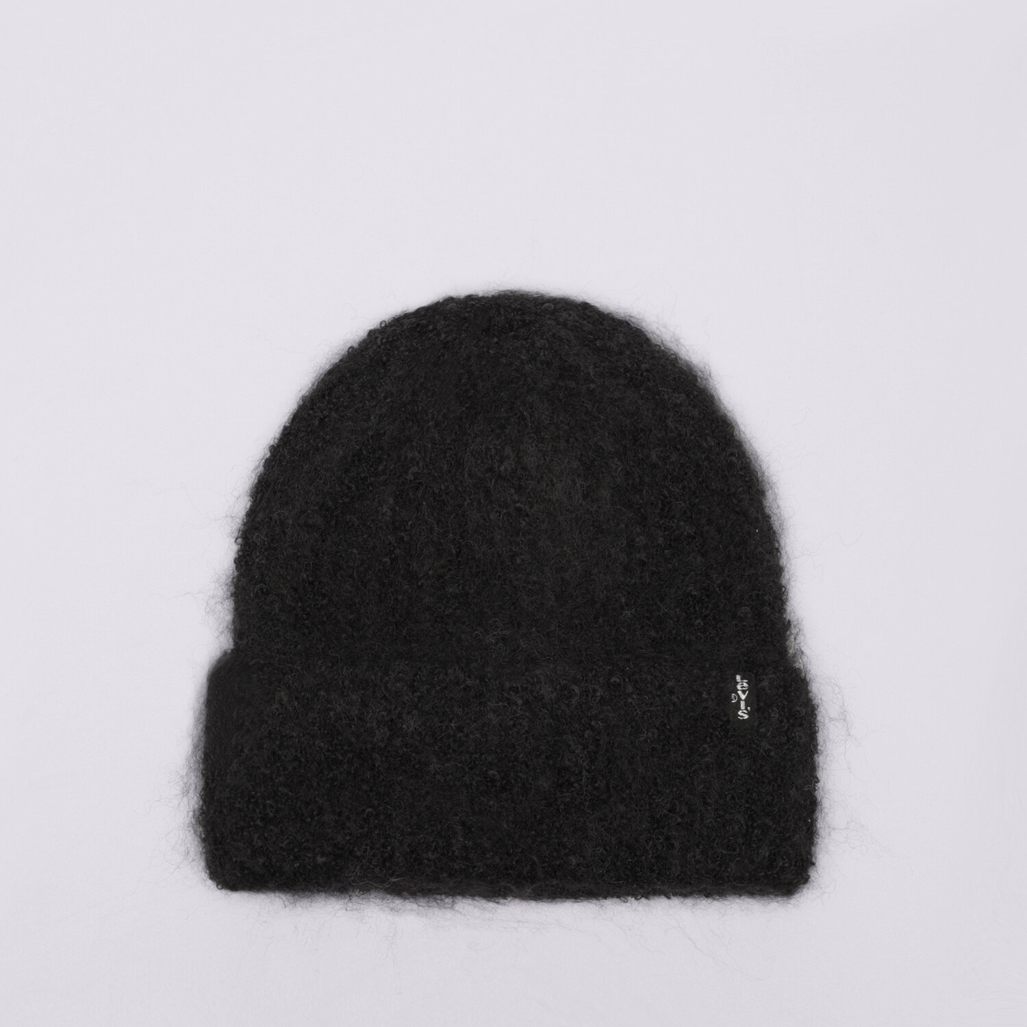 Ženske zimske kape LEVI'S KAPA WOMEN'S FUZZY BEANIE D7829-0001 crna