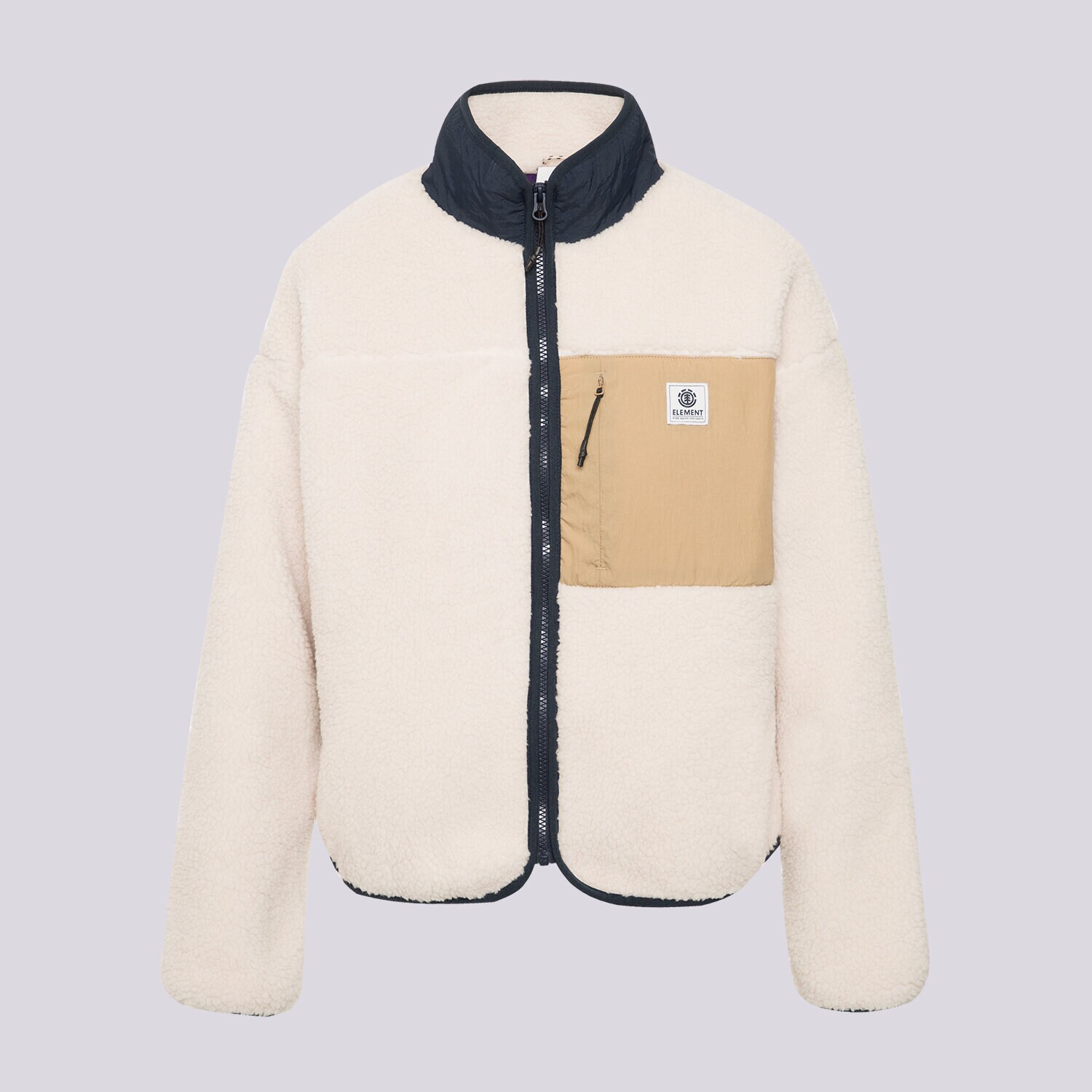 Ženske dukserice ELEMENT VESTA S KAPULJAČOM OAK SHERPA WOMEN ELJJK00111-WBS0 bež
