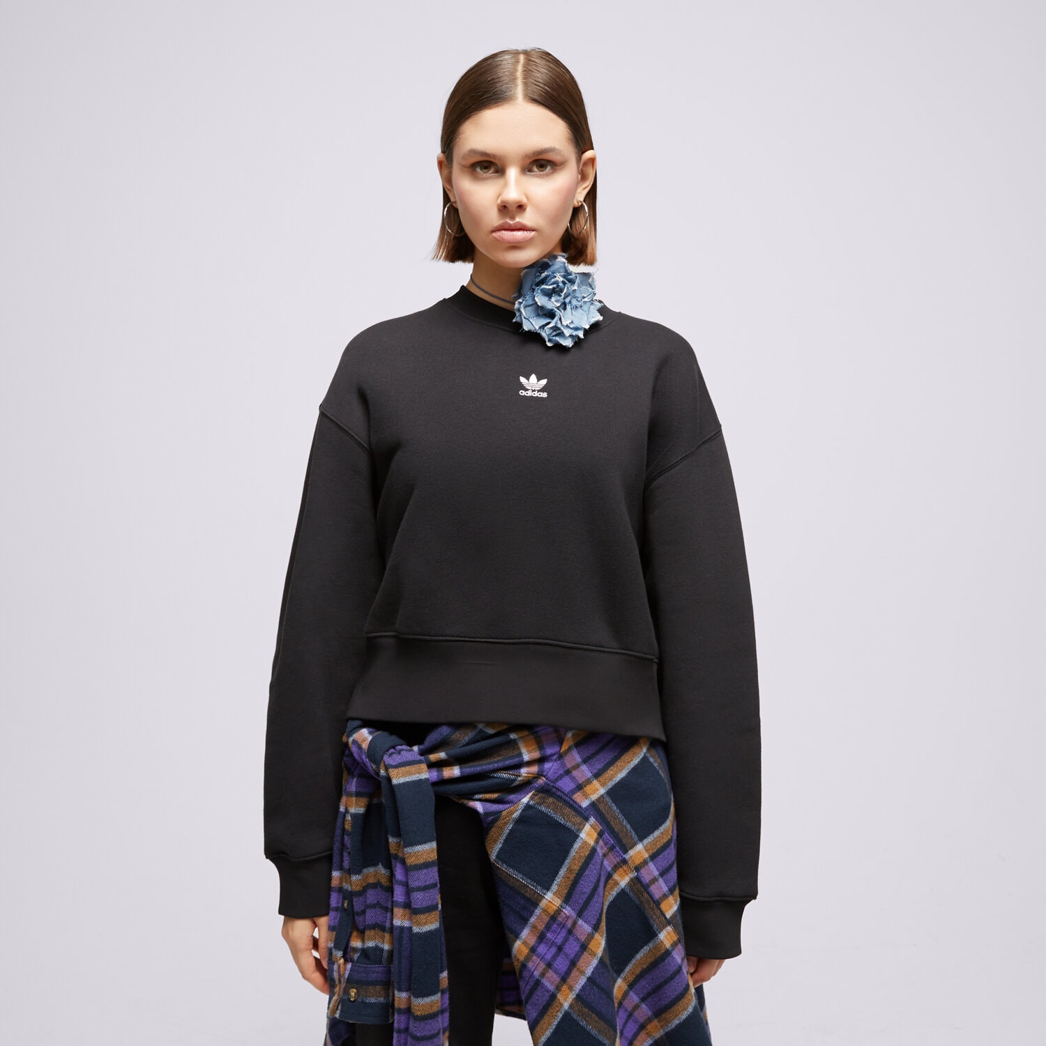 Ženske dukserice ADIDAS VESTA SWEATSHIRT IA6504 crna