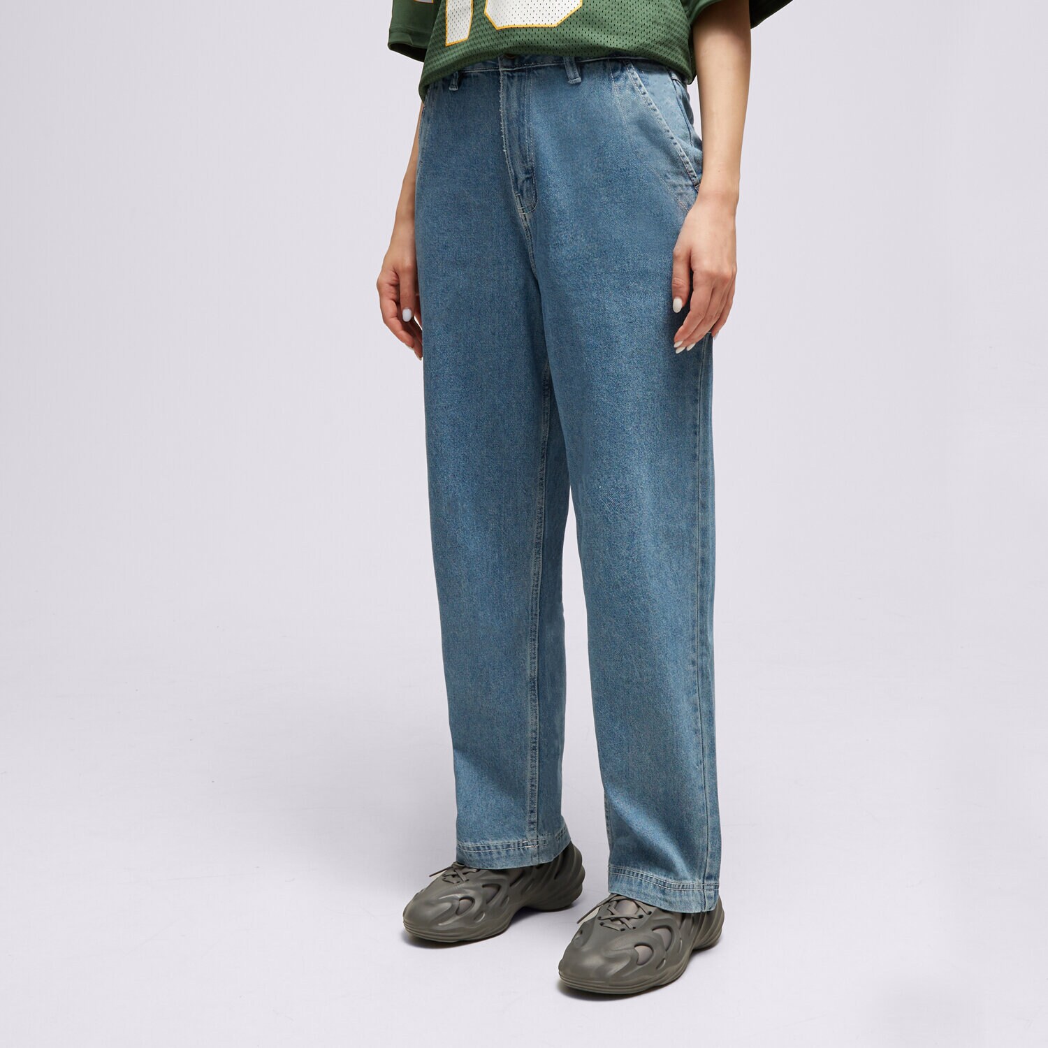Ženske hlače VANS HLAČE GROUND WORK DENIM VN000A7J7W61 plava