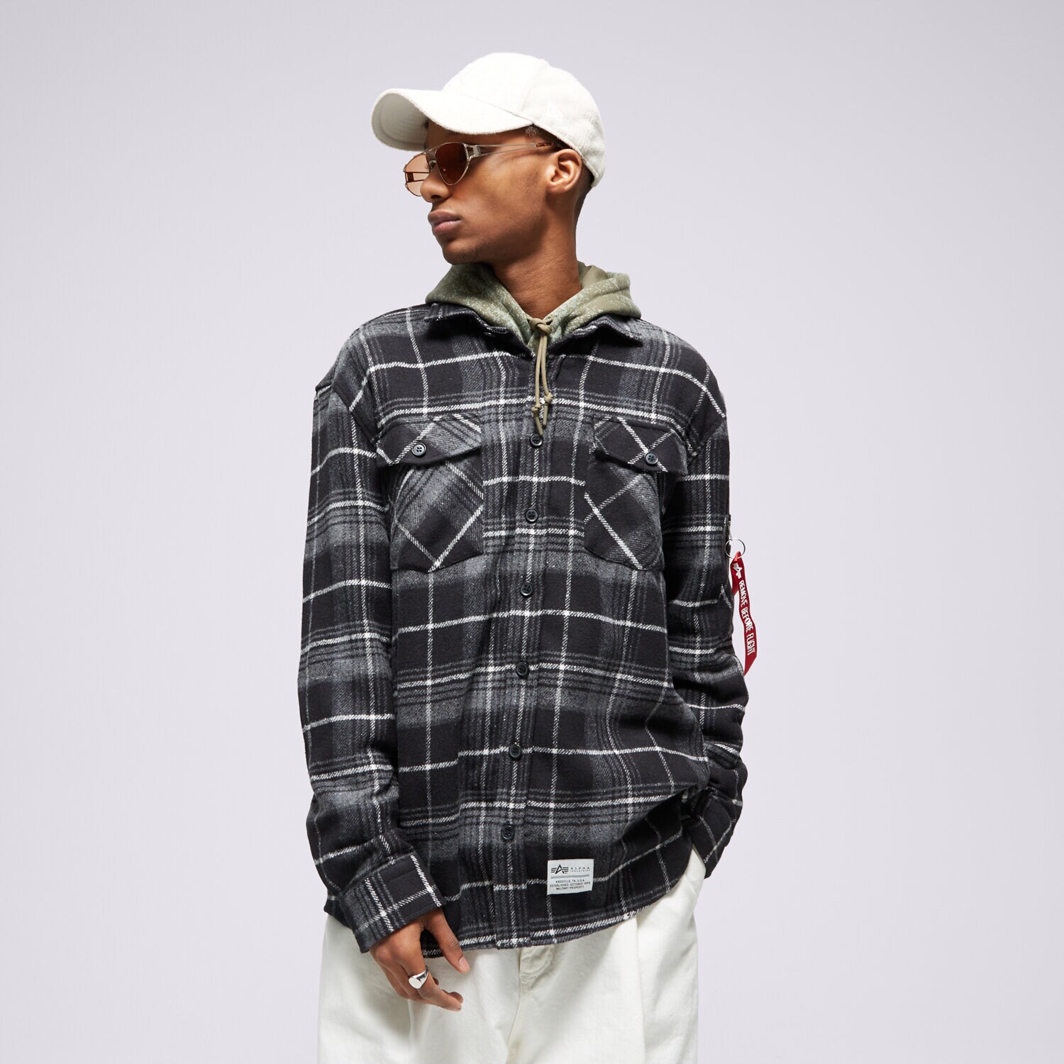 Muške košulje ALPHA INDUSTRIES KOŠULJA FLANNEL 108145198 crna