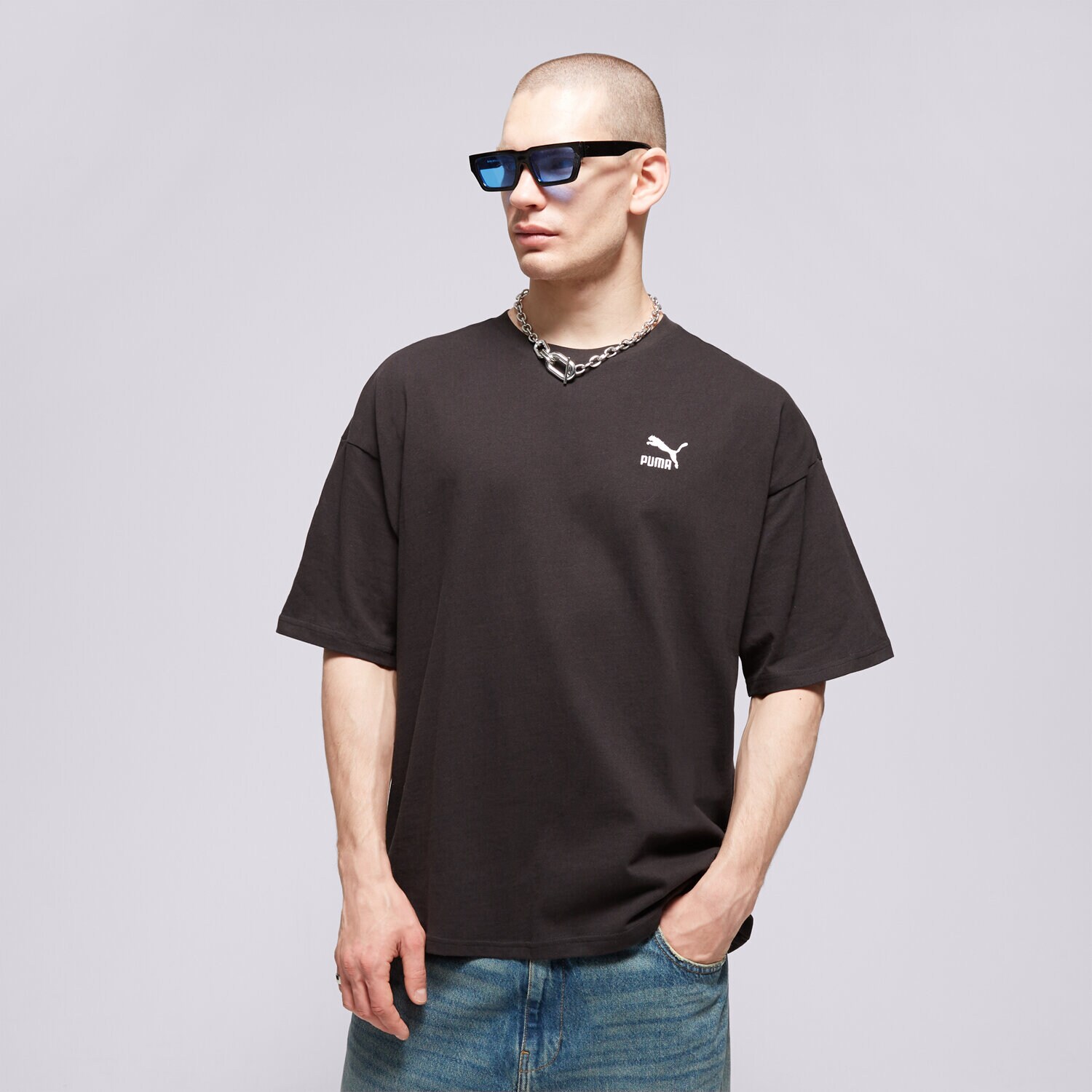 Muške majice PUMA T-SHIRT BETTER CLASSICS OVERSIZED TEE 67918801 crna
