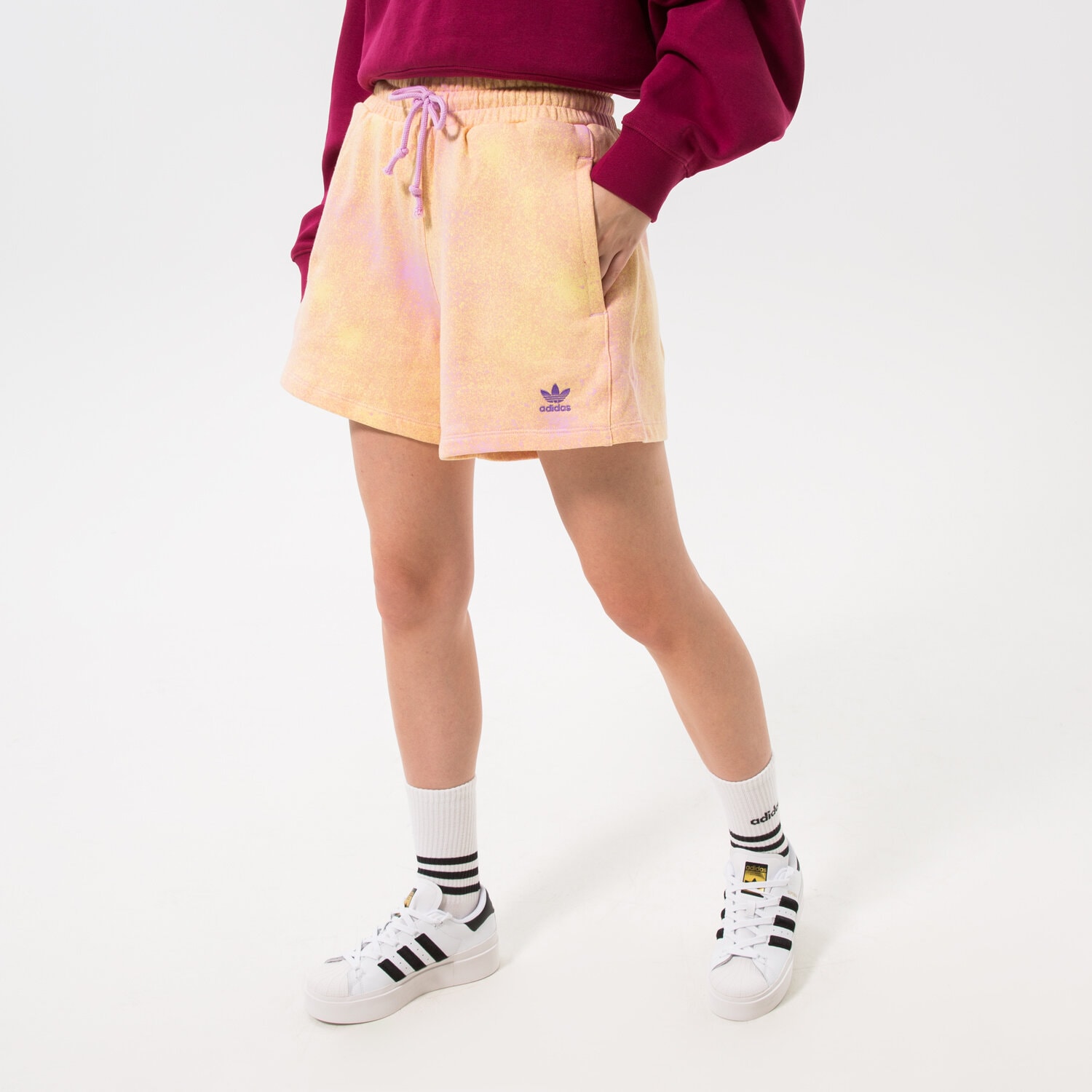 Ženske kratke hlače ADIDAS KRATKE HLAČE BF AOP SHORTS HL6609 šarena