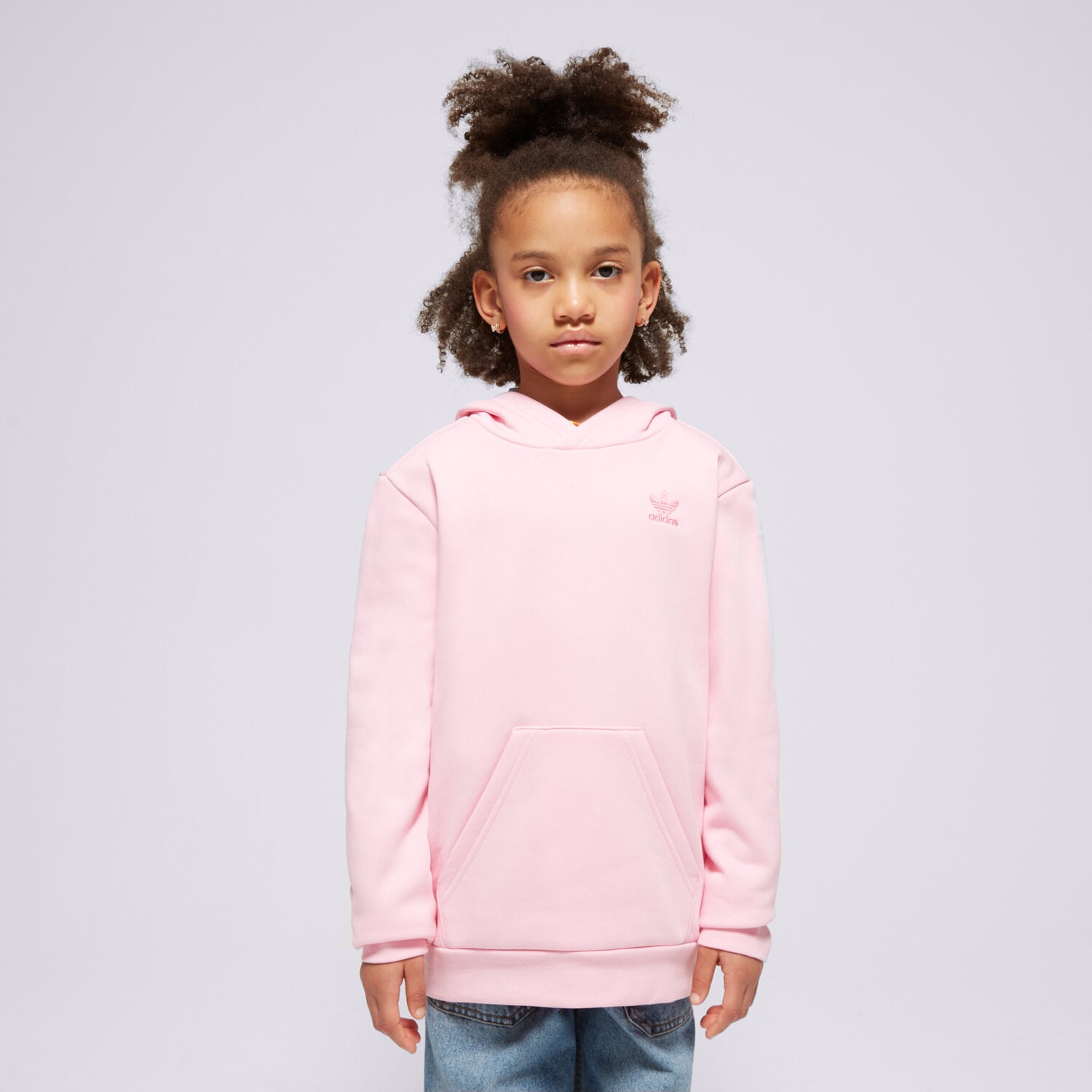 Dječje dukserice ADIDAS VESTA S KAPULJAČOM HOODIE G IP3037 ružičasta