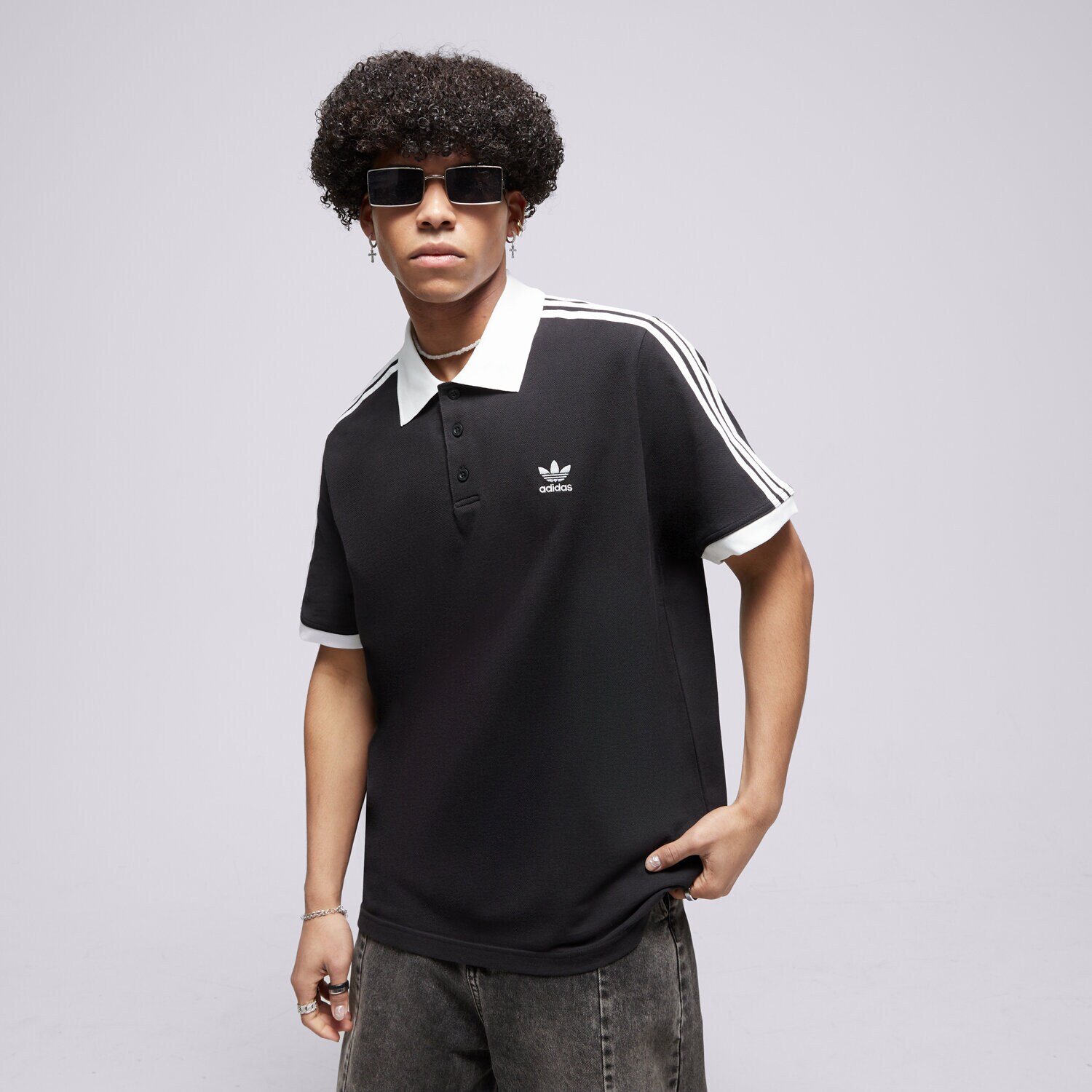 Muške majice ADIDAS POLO 3-STRIPE POLO IL2501 crna