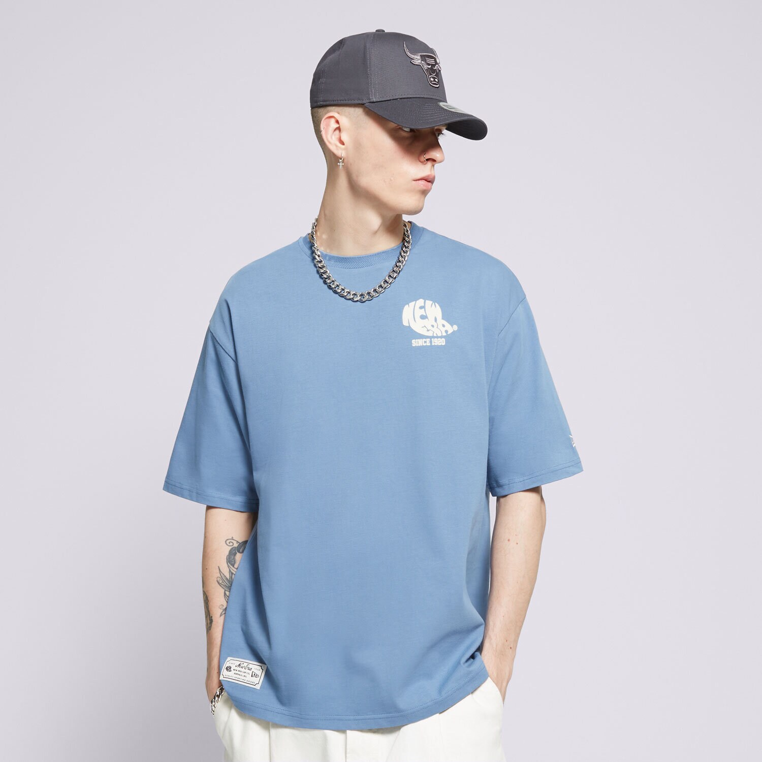 Muške majice NEW ERA T-SHIRT NE GRPHC BP OS NONE 60502646 plava