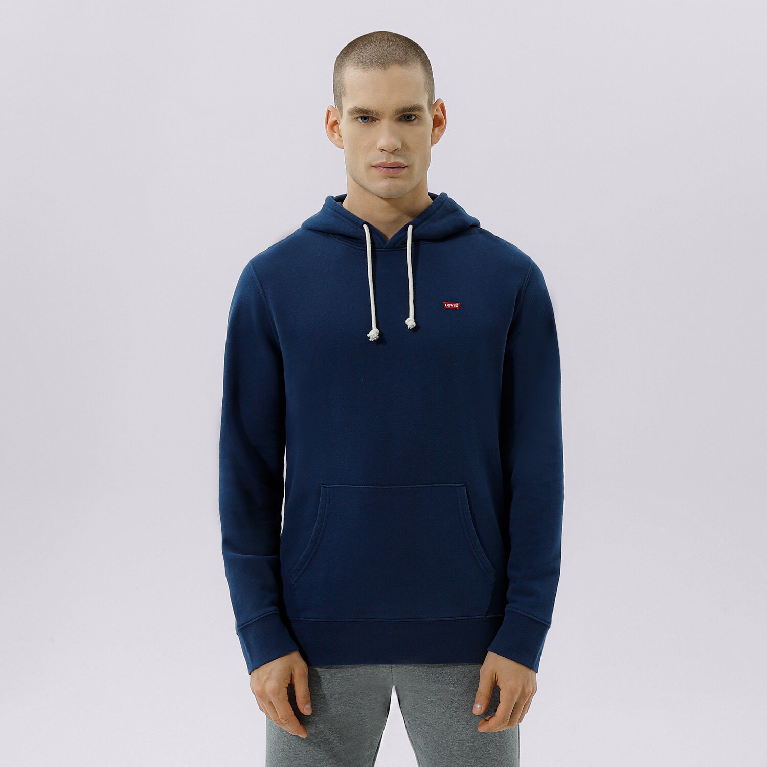 Muške dukserice LEVI'S VESTA S KAPULJAČOM NEW ORIGINAL HOODIE 34581-0009 tamno plava