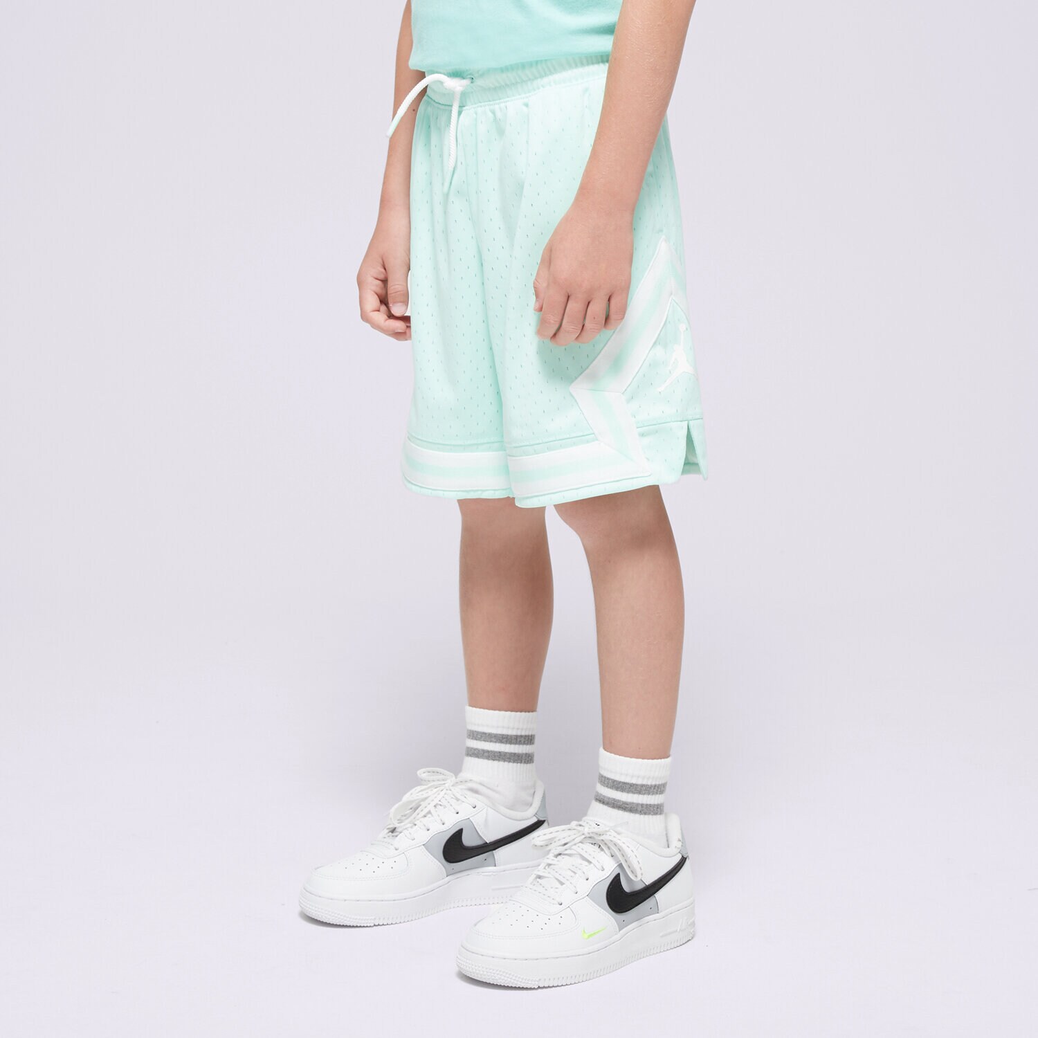 Dječje kratke hlače i haljine JORDAN KRATKE HLAČE JDN AIR DIAMOND SHORT BOY 95B136-E6D tirkizna