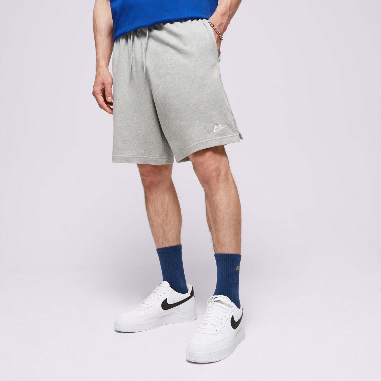 Muške kratke hlače NIKE KRATKE HLAČE M NK CLUB KNIT SHORT FQ4359-063 siva