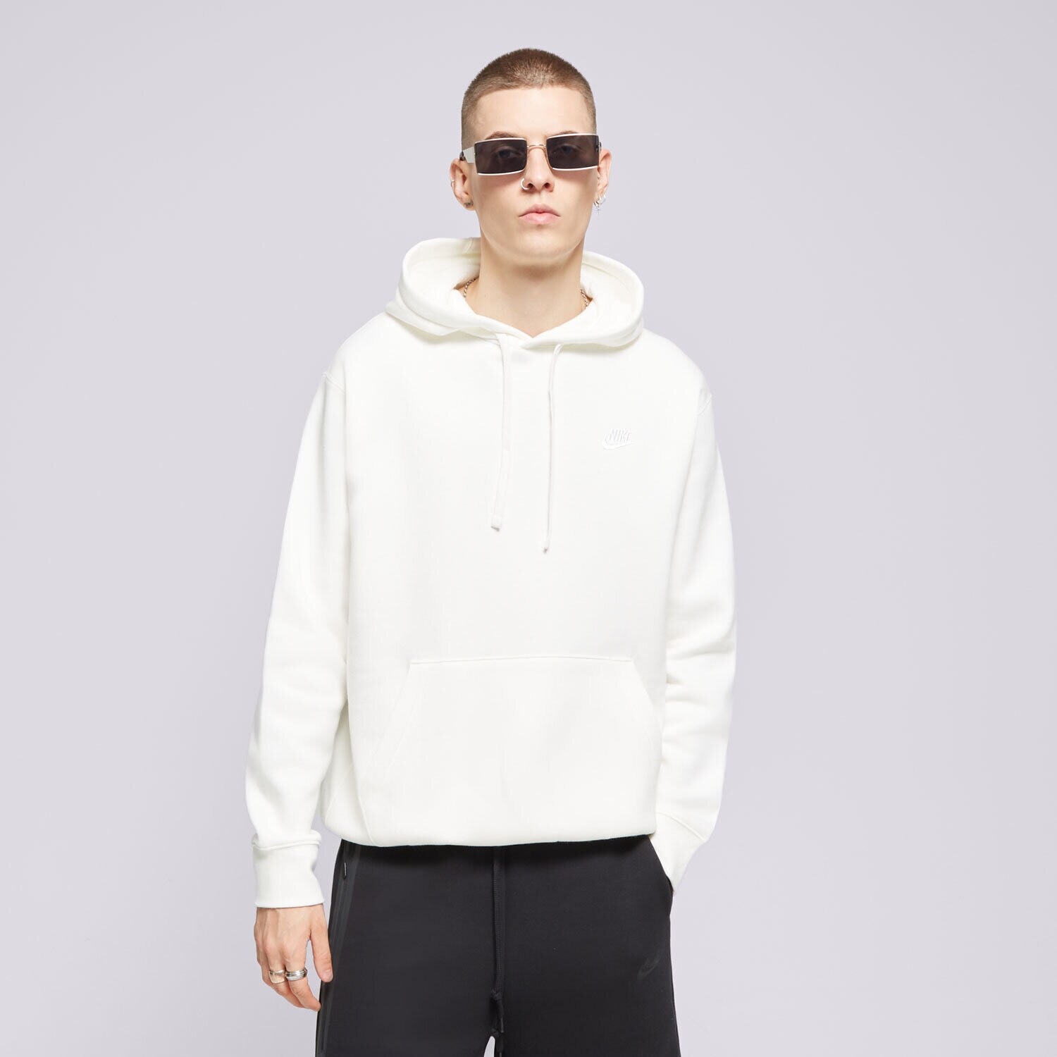 Muške dukserice NIKE VESTA S KAPULJAČOM SPORTSWEAR CLUB FLEECE BV2654-134 bež