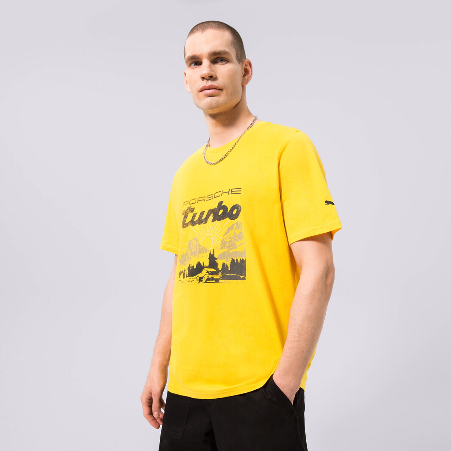 Muške majice PUMA T-SHIRT PUMA PL GRAPHIC TEE 2 534832-02 žuta