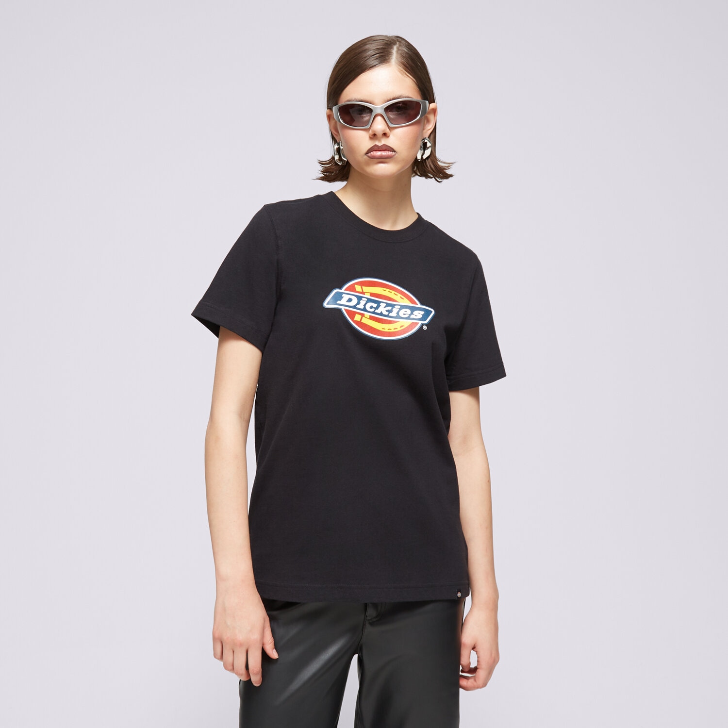Ženske majice DICKIES T-SHIRT S/S TRI-COLOR LOGO TEE DK0A4YDVBLK crna